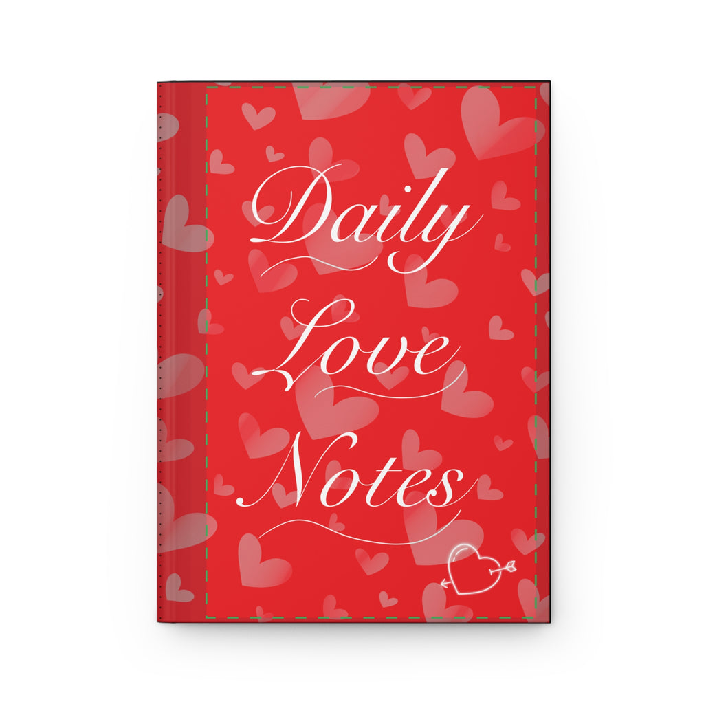 Daily Love Notes Hardcover Journal Romantic Valentine's Notebook