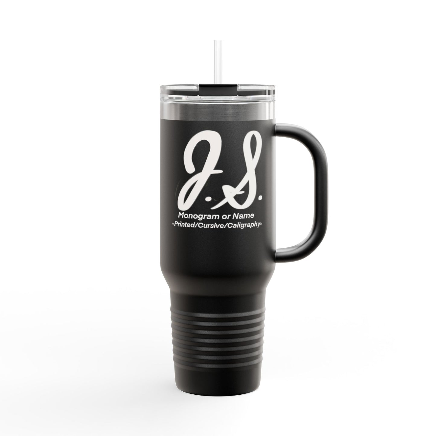 Monogrammed Insulated Travel Mug, 40oz