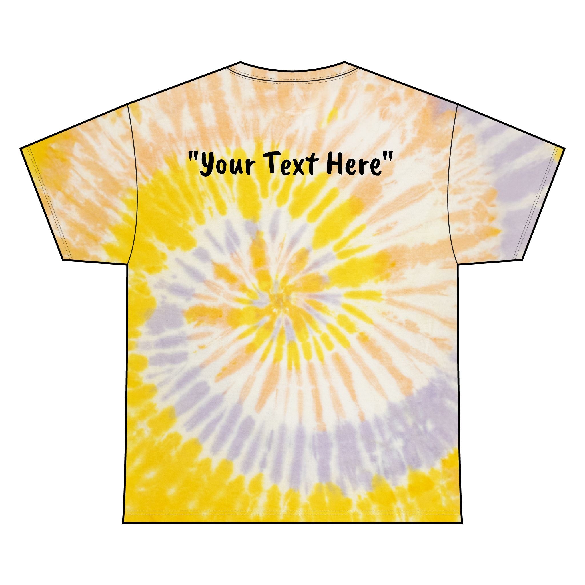 Personalizable Name Hello Kindergarten Tie Dye Tee, Unisex Tie Dye Shirt, Kids Graduation Gift, Back to School Apparel, Summer Camp Outfit, Rainbow Tee