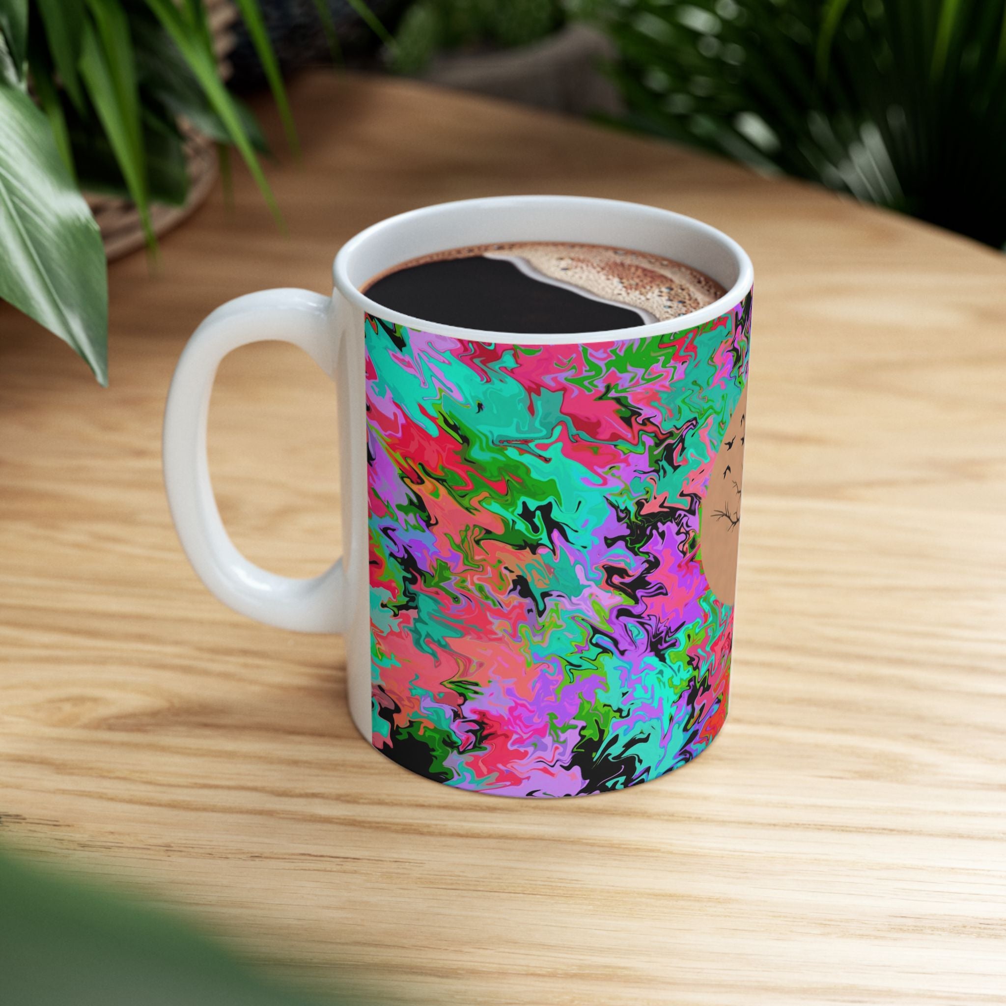 Vibrant Nature Ceramic Mug