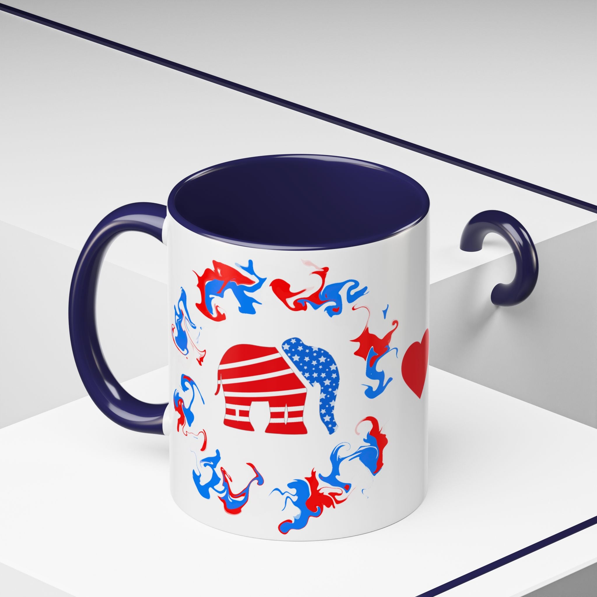 Love is Easier Patriotic Mug