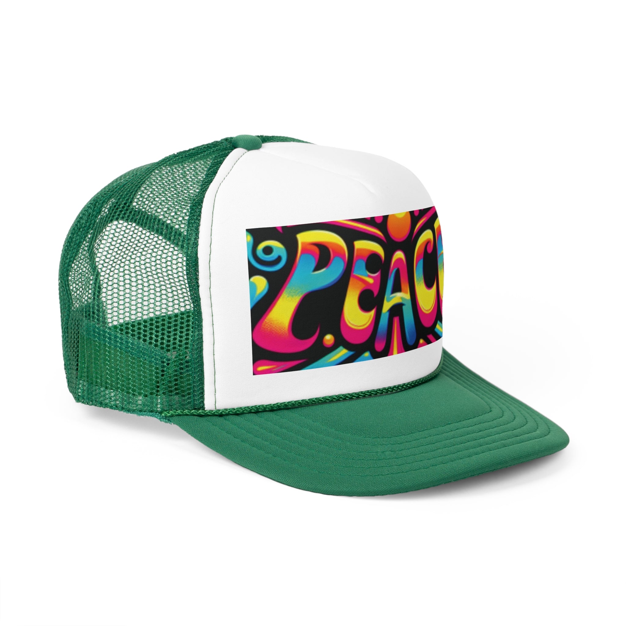 Colorful Peace Trucker Caps