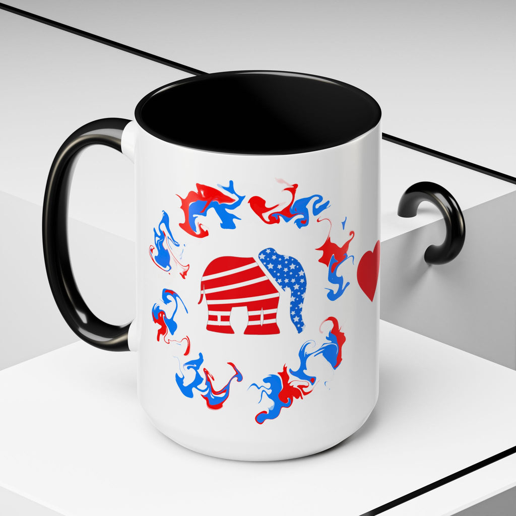 Love is Easier Patriotic Mug