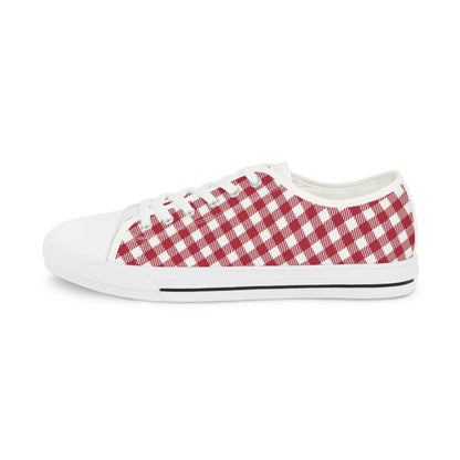 Men’s Stylish RB Tablecloth Low Top Sneakers