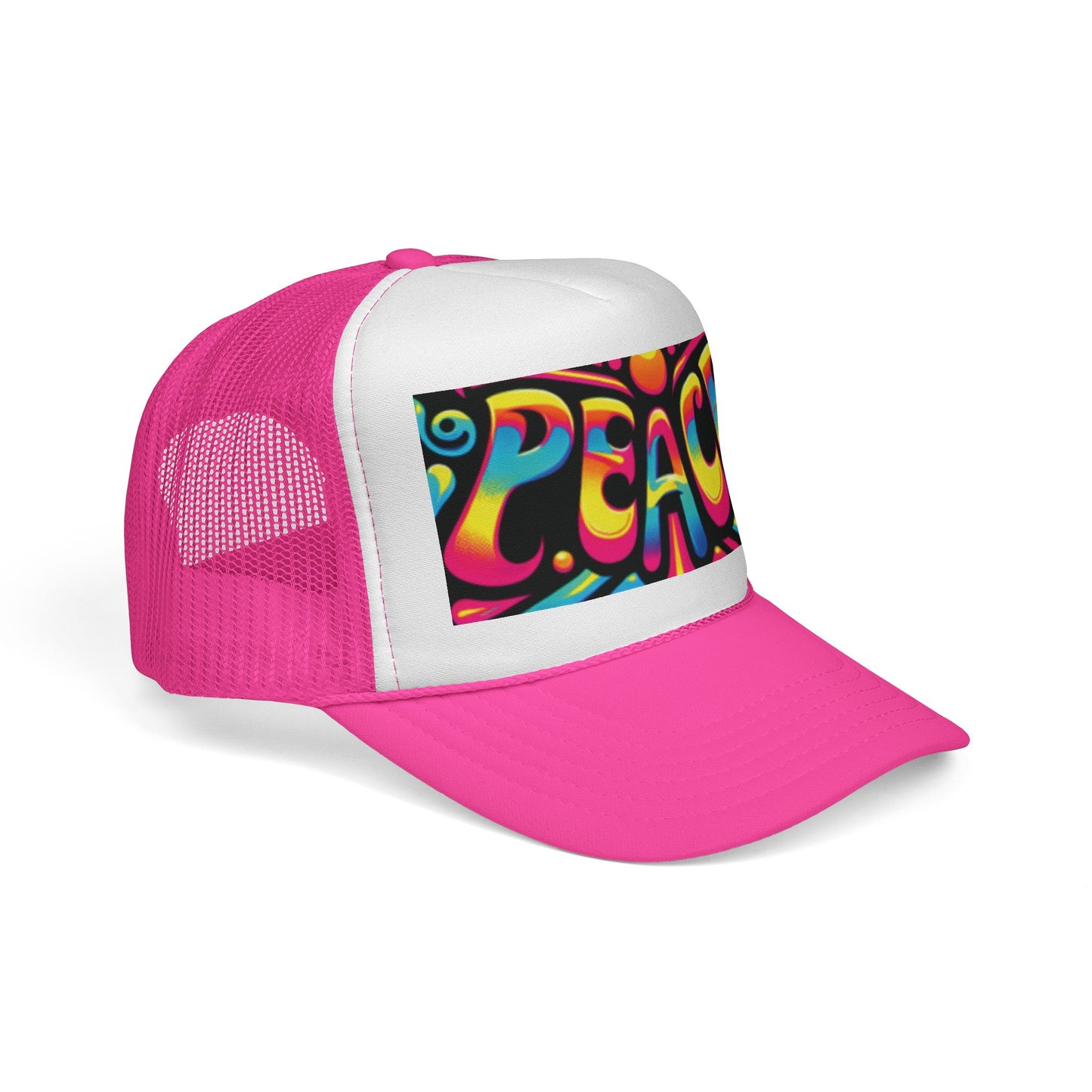 Colorful Peace Trucker Caps