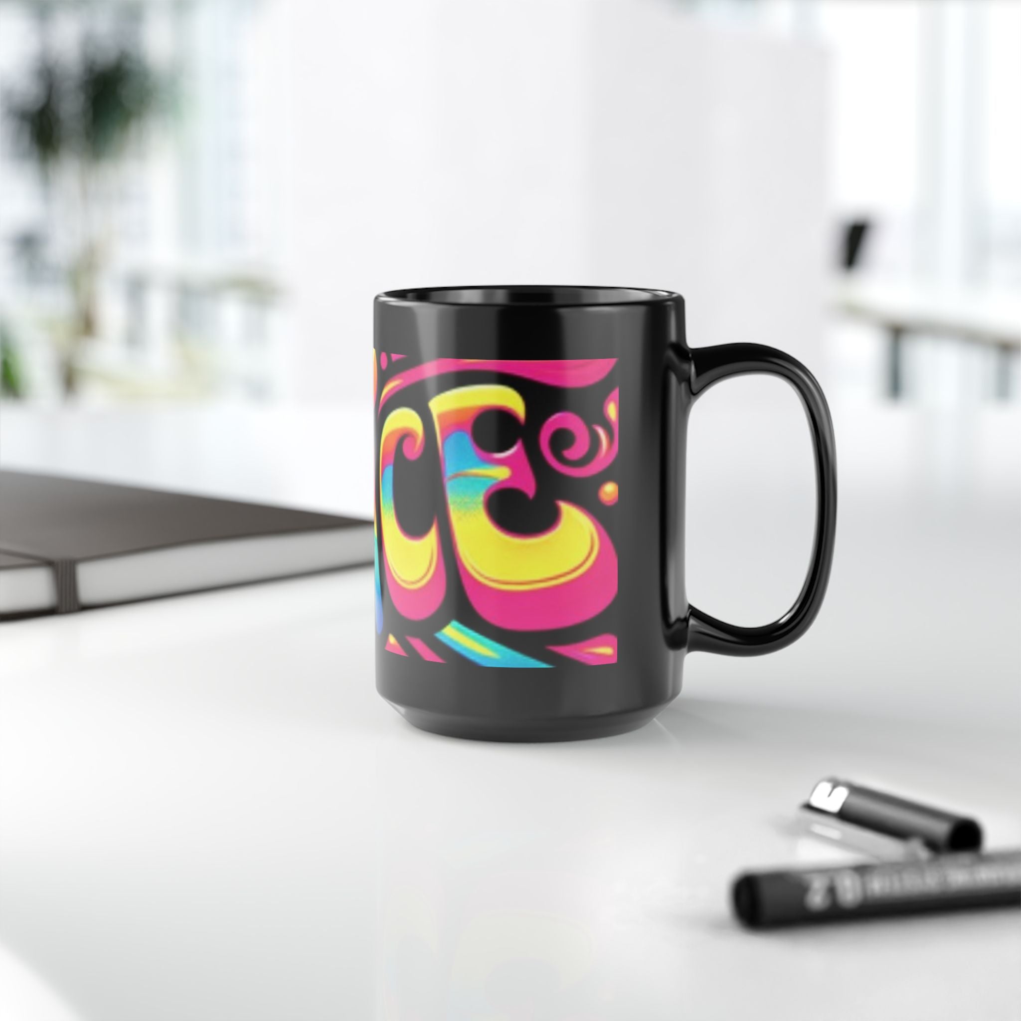 Psychedelic Peace Coffee Tea Mug