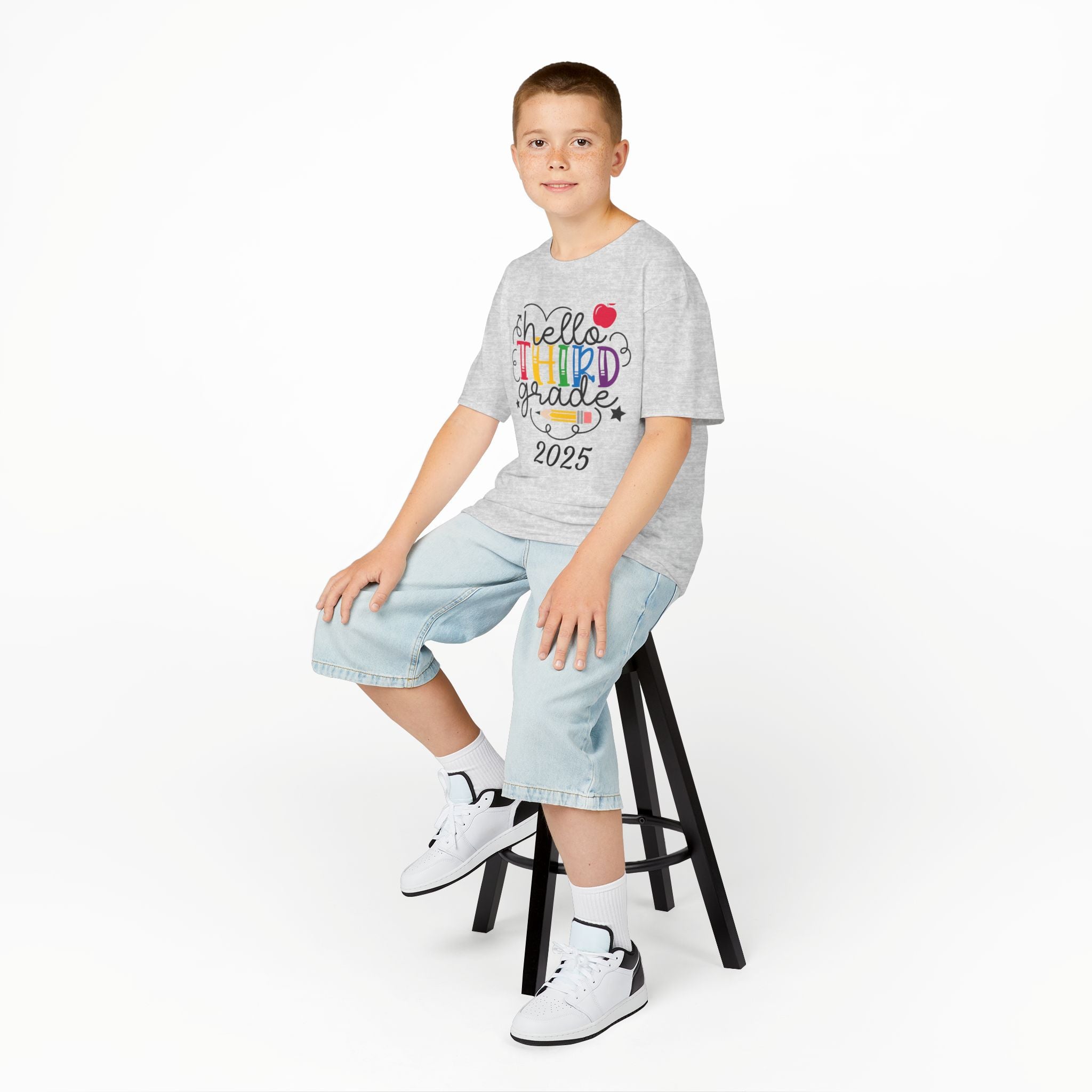 Kids Third Grade Tee - Back to School Shirt, Grade 3 T-Shirt, Teacher Appreciation Gift, Classroom Celebration Apparel, Fun Learning [...]