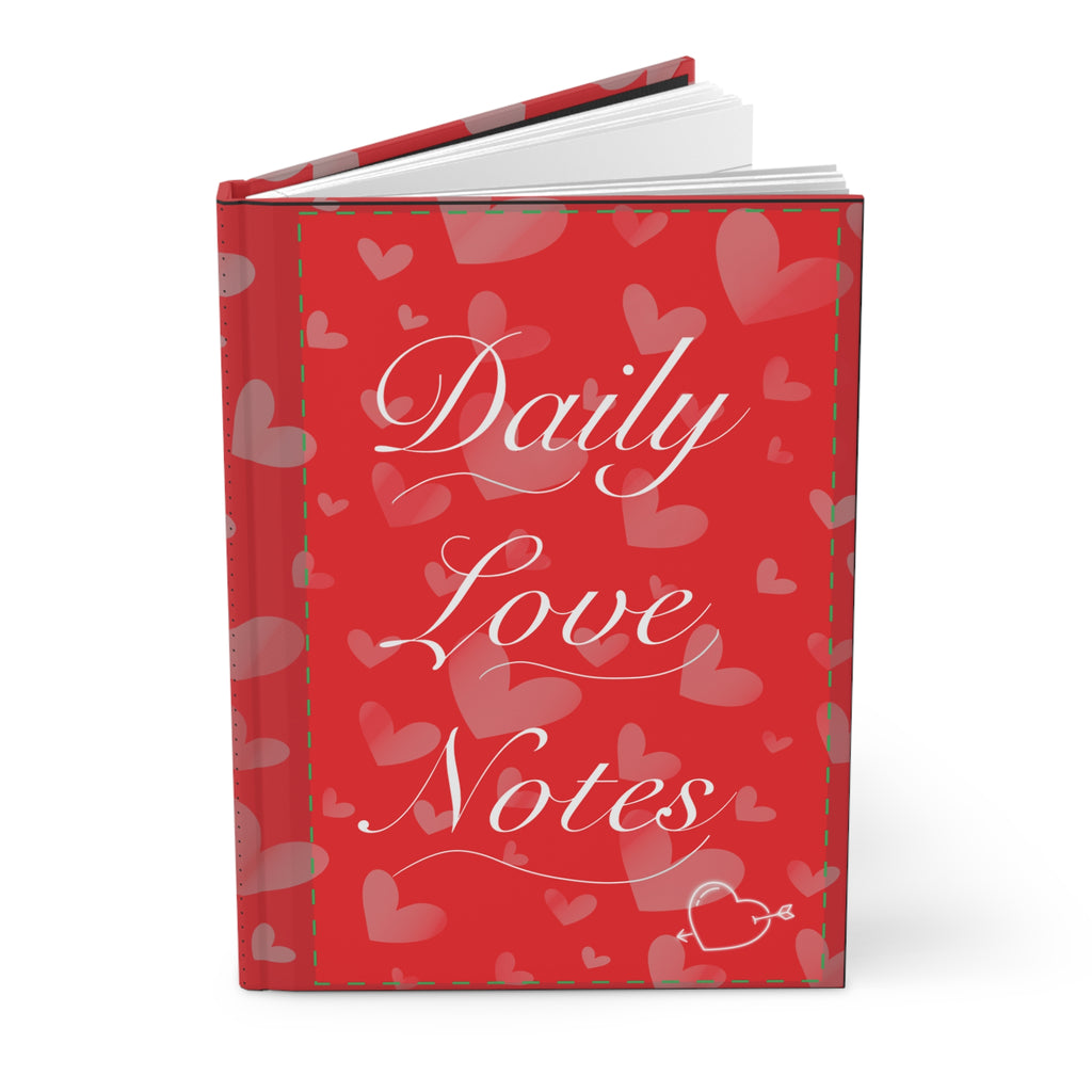 Daily Love Notes Hardcover Journal Romantic Valentine's Notebook