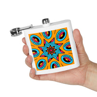Vibrant Stainless Steel Flask Boho Design