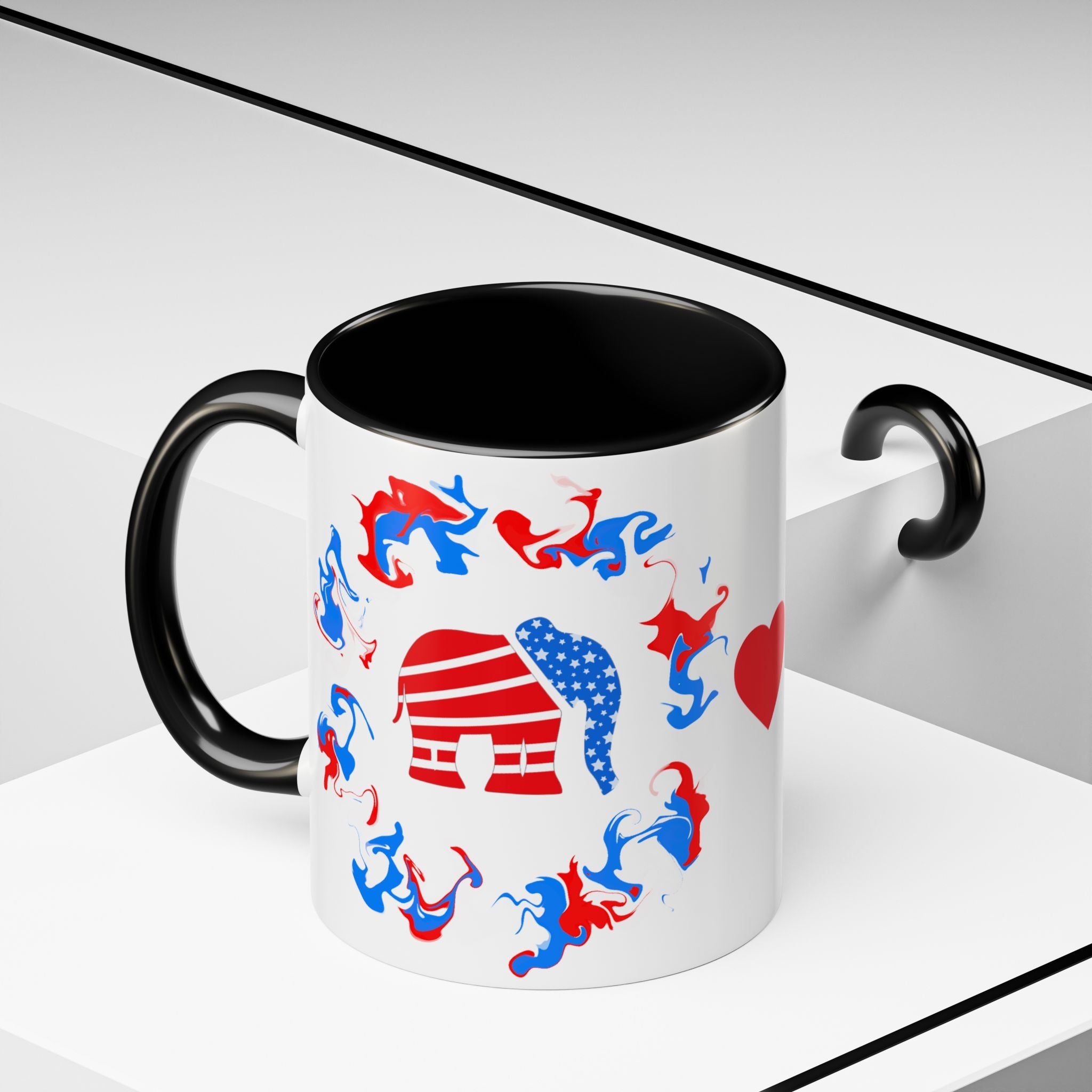 Love is Easier Patriotic Mug