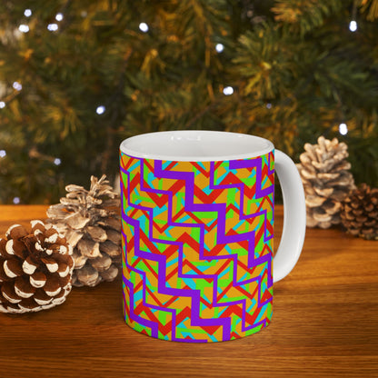 Colorfully Geometric Ceramic Mug
