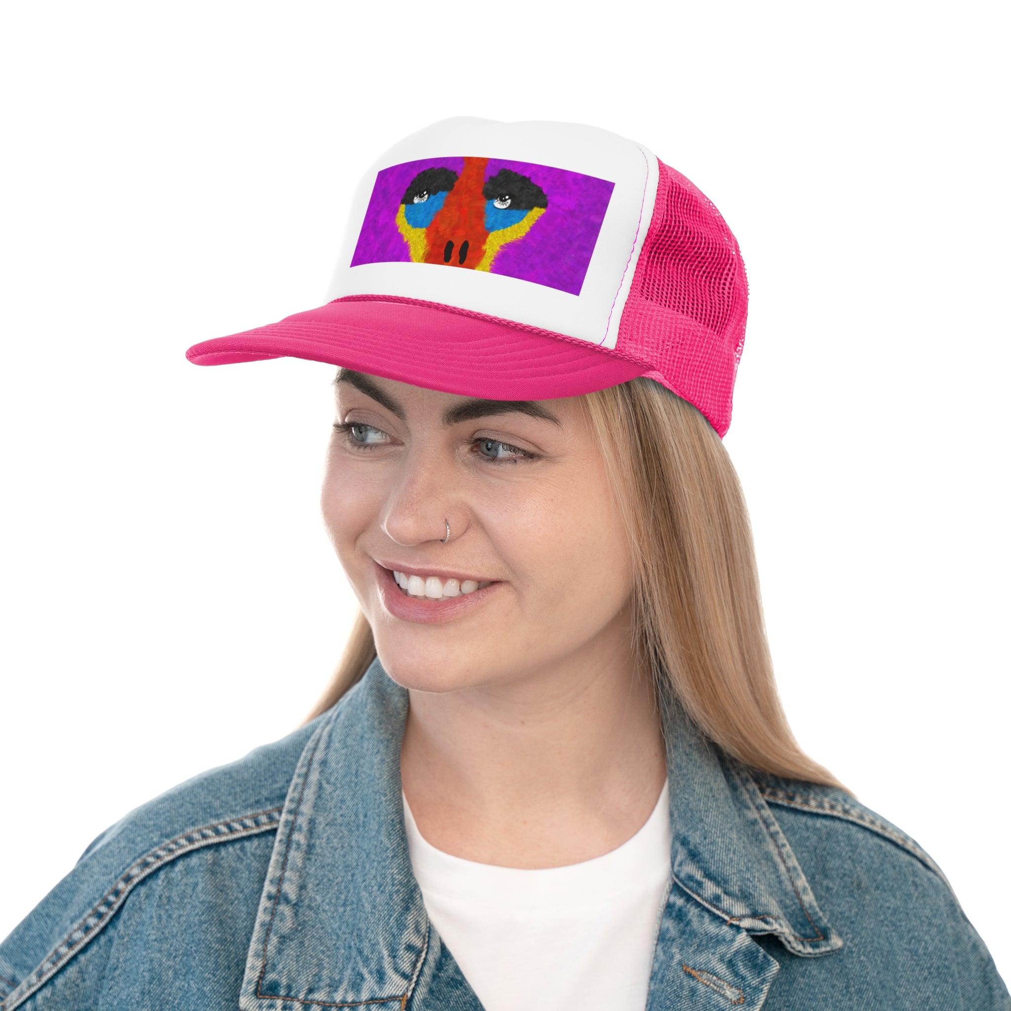 Purple Gorilla Trucker Cap