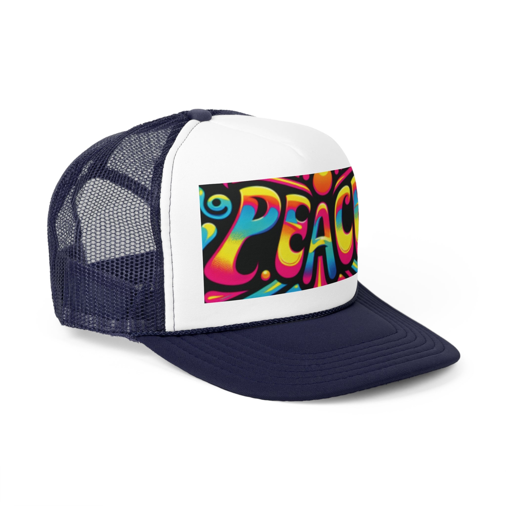 Colorful Peace Trucker Caps