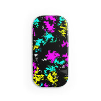 Neon Splash Click-On Stand Phone Grip