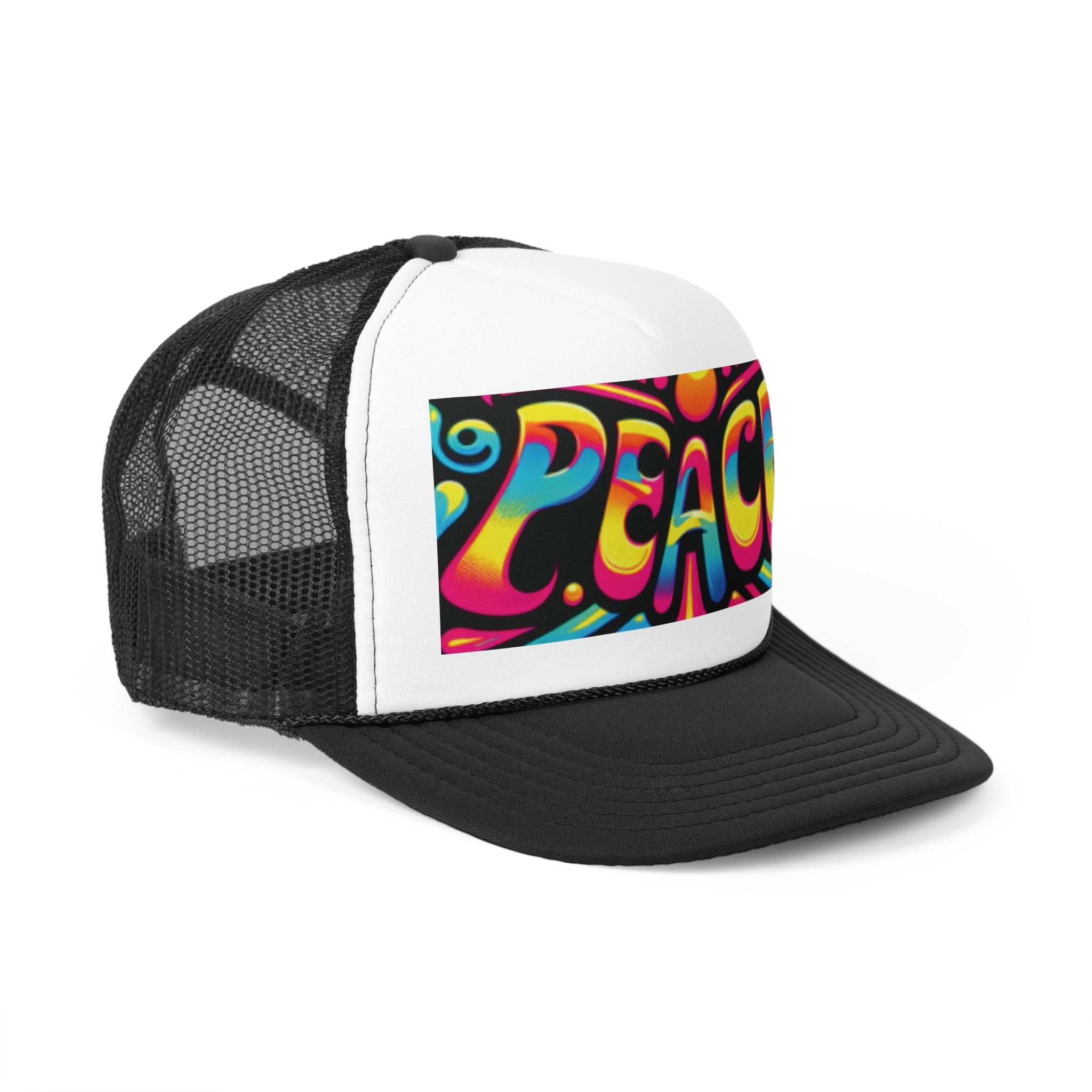 Colorful Peace Trucker Caps