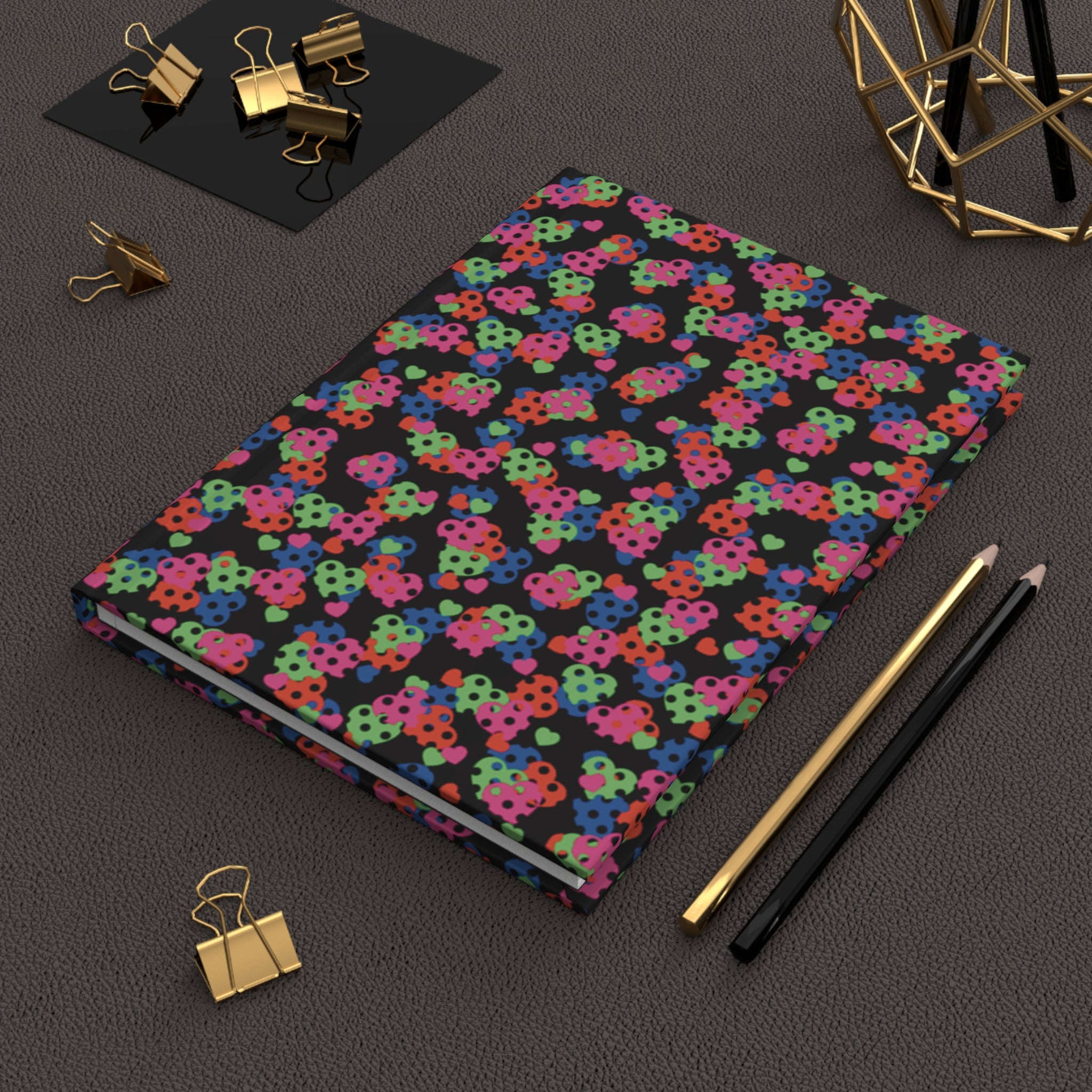 Colorful Floral Hardcover Journal, Cute Notebook, Gift for Writers, Floral Journal, Travel Diary, Back to School Supplies