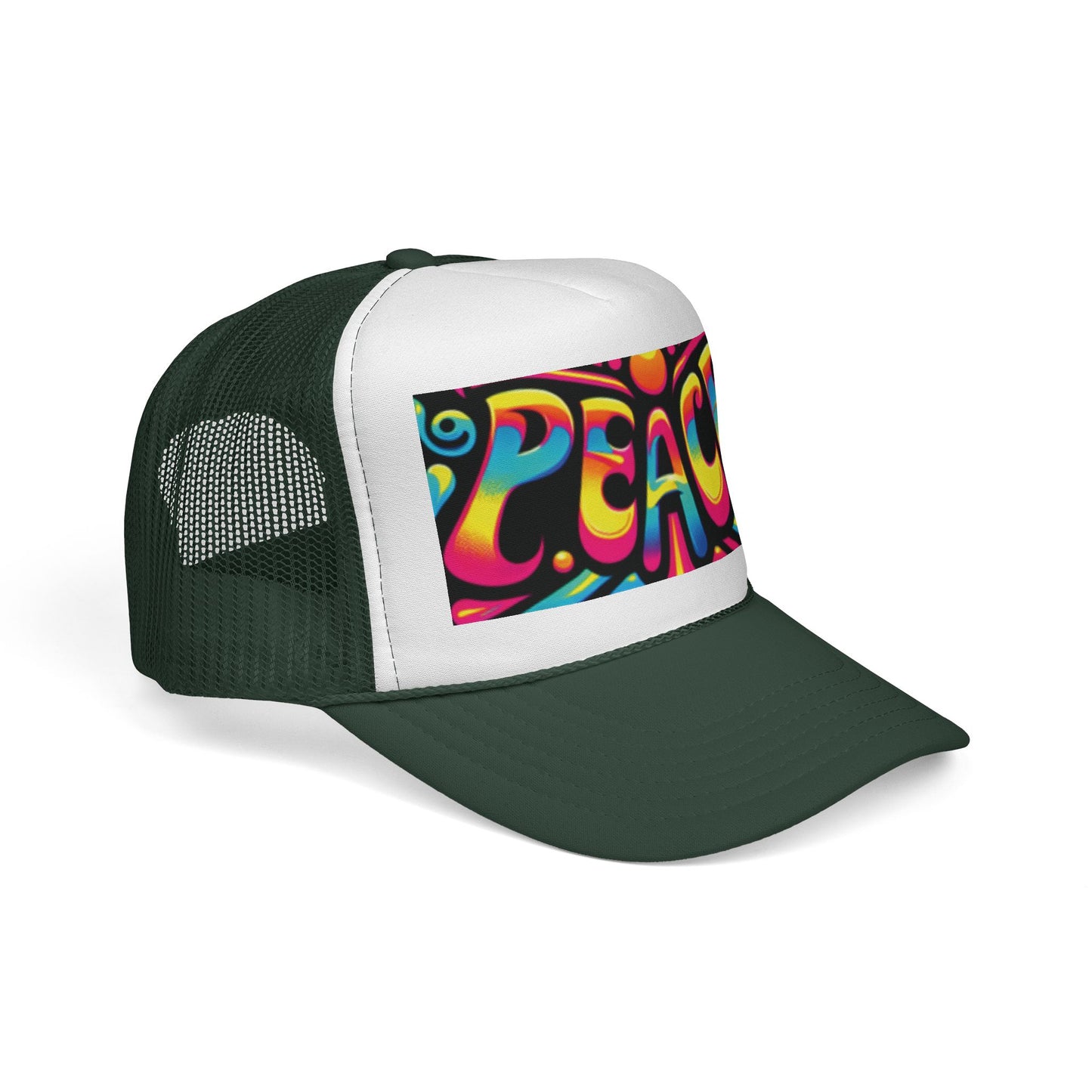 Colorful Peace Trucker Caps