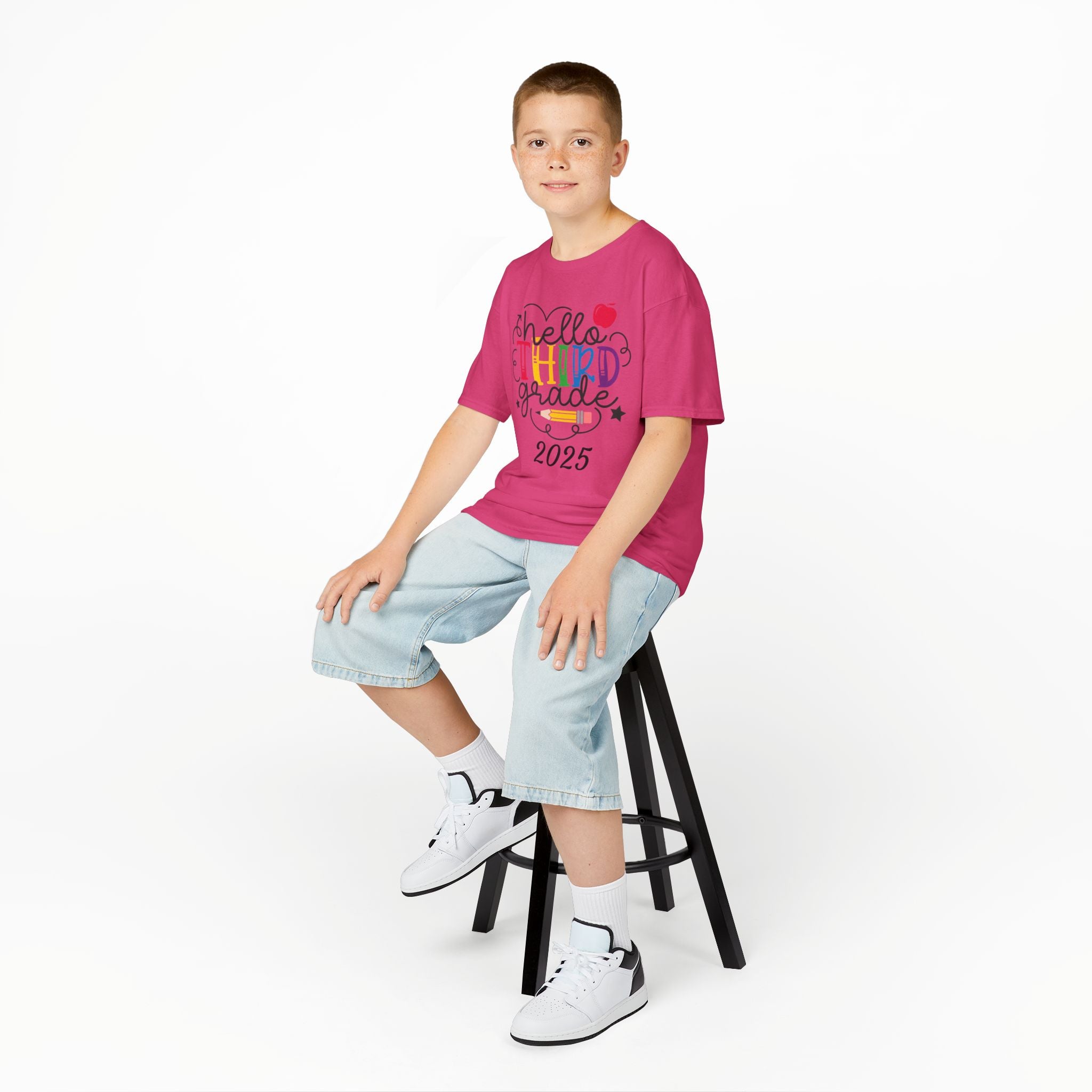 Kids Third Grade Tee - Back to School Shirt, Grade 3 T-Shirt, Teacher Appreciation Gift, Classroom Celebration Apparel, Fun Learning [...]