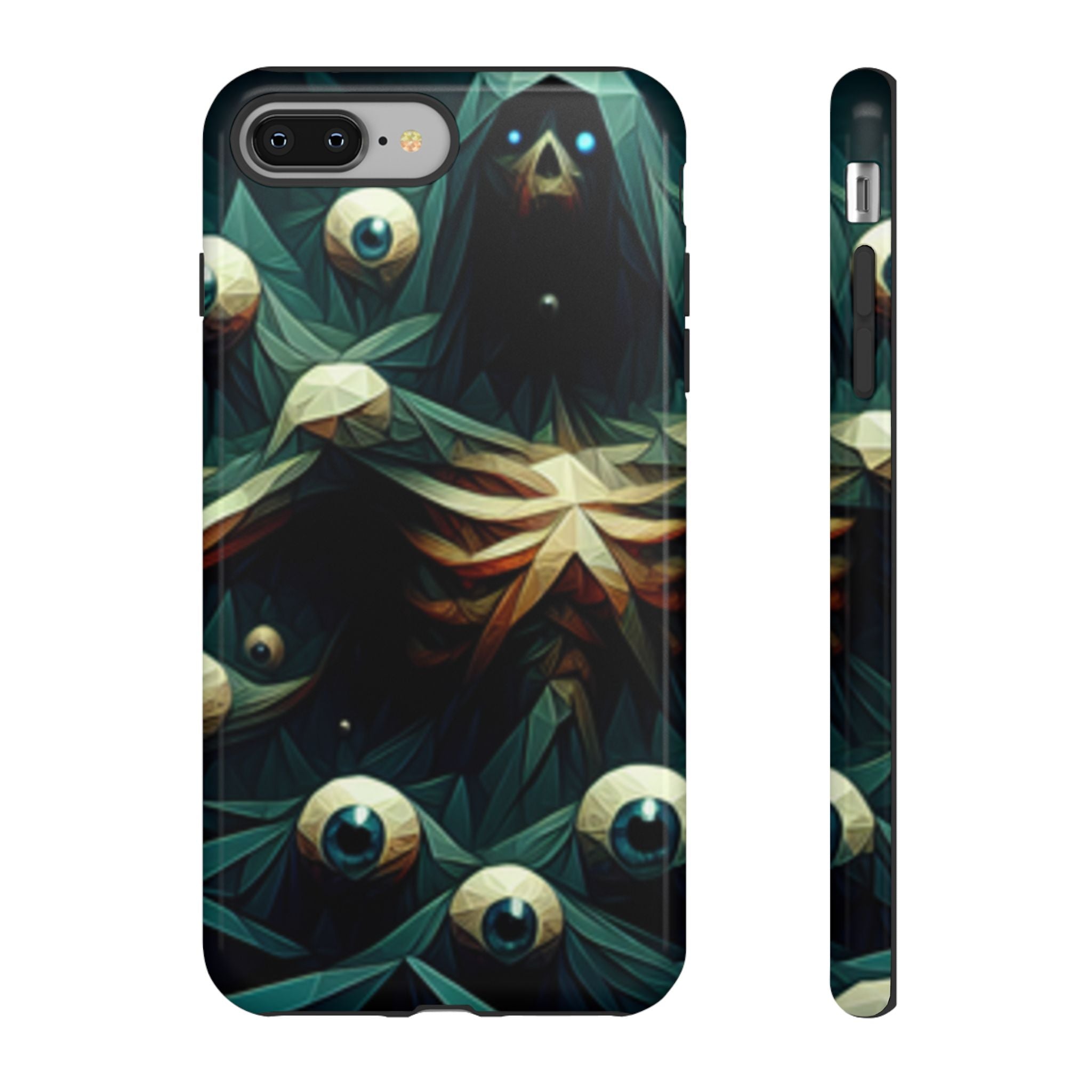 Dark Green Deathly Caped Skeleton iPhone/Pixel/Galaxy Cases