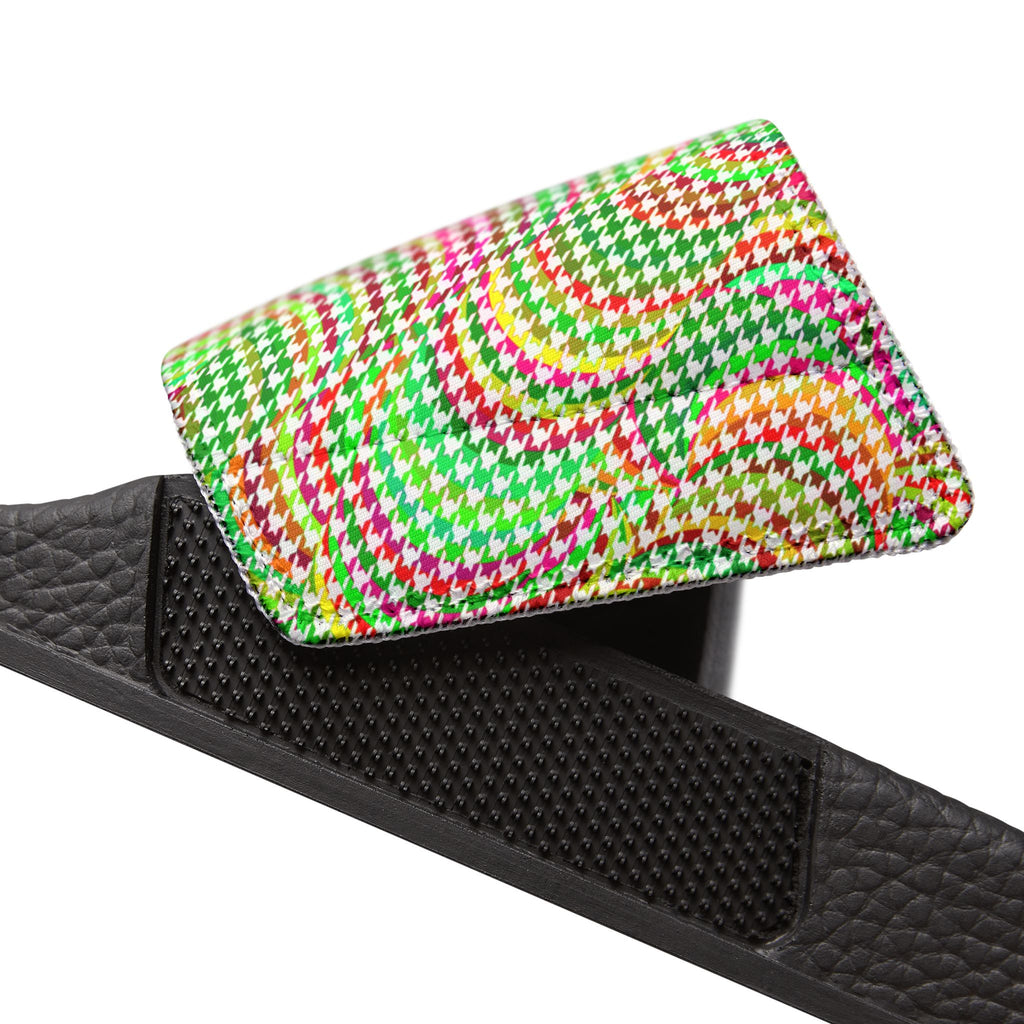 Bunte Sandalen/Sandalen mit Hahnentrittmuster für Herren