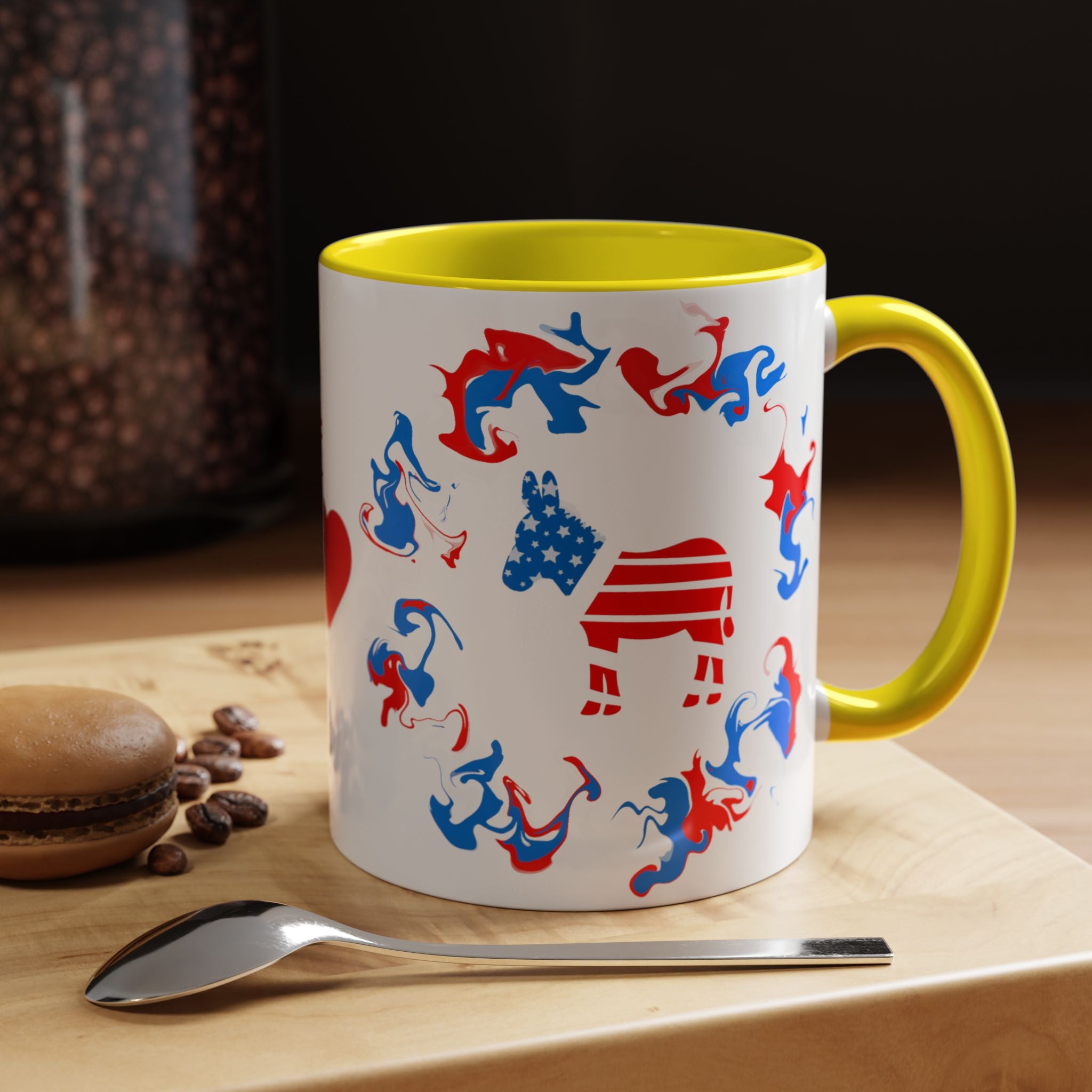 Love is Easier Patriotic Mug