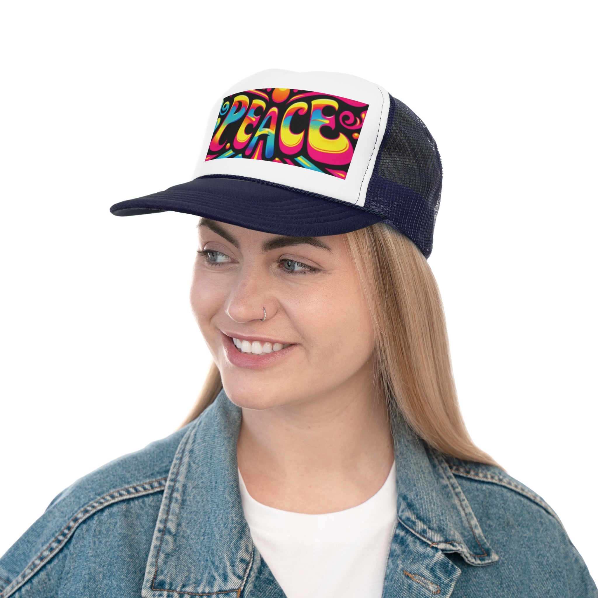 Colorful Peace Trucker Caps