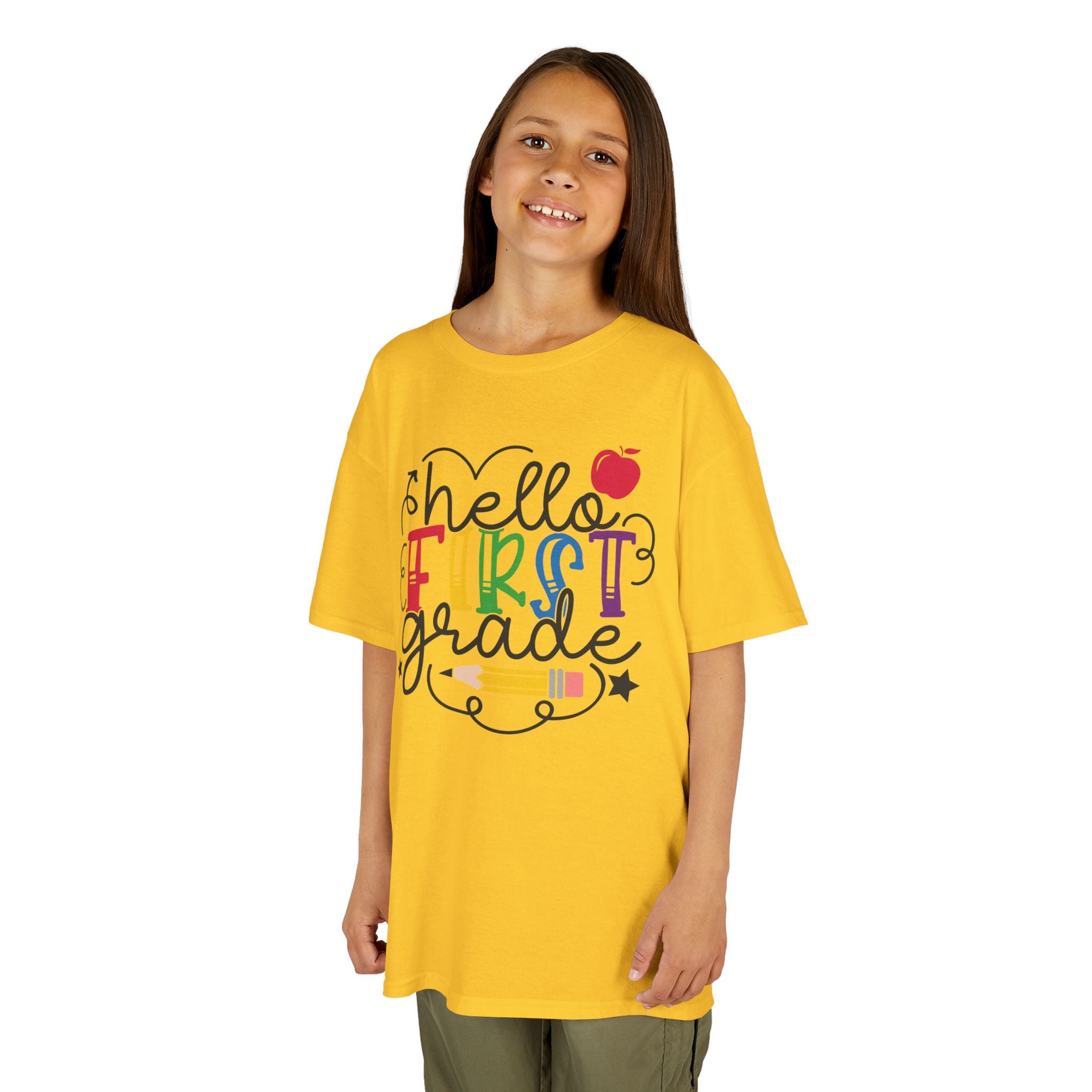 Kids First Grade Tee, Back to School Outfit, Classroom Apparel, Fun Kids Tee, Teacher Gift