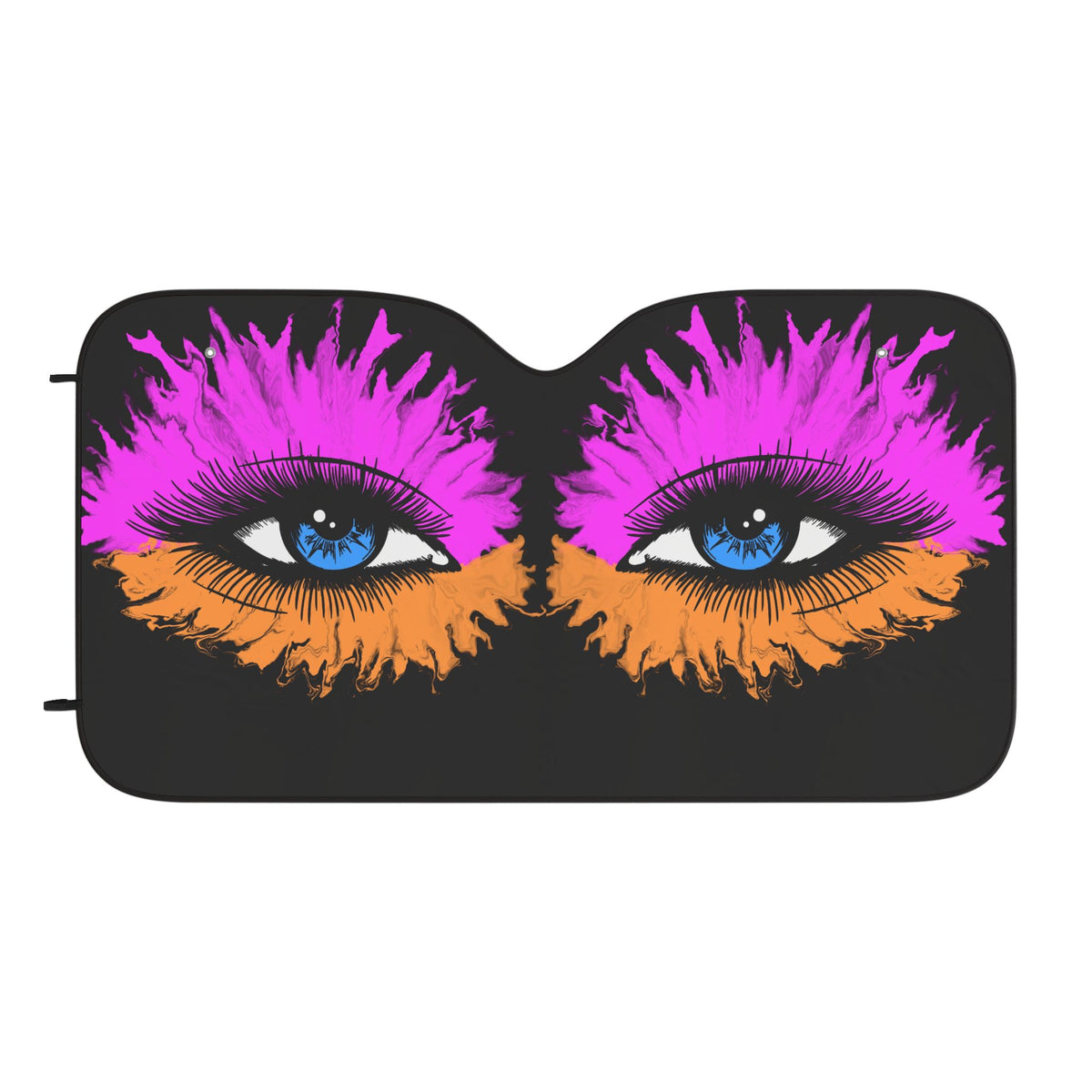 Flashy Eyes Car Sun Shade