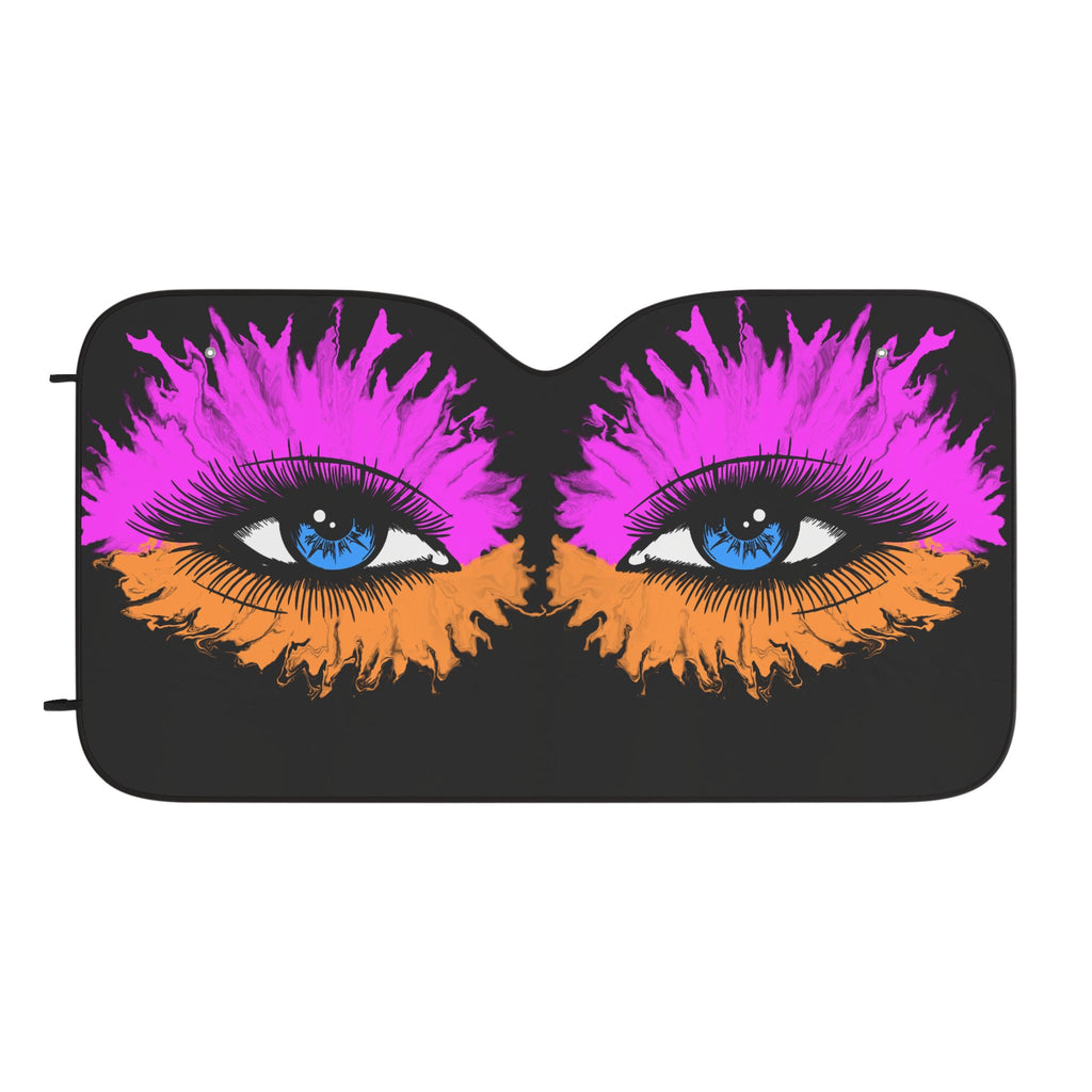 Flashy Eyes Car Sun Shade