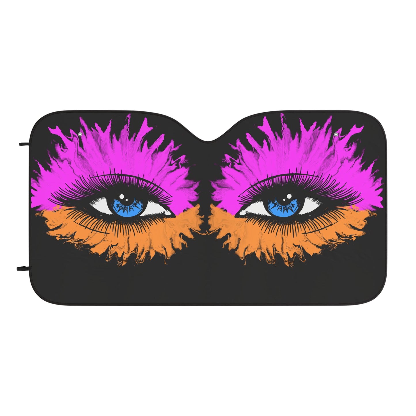 Flashy Eyes Car Sun Shade