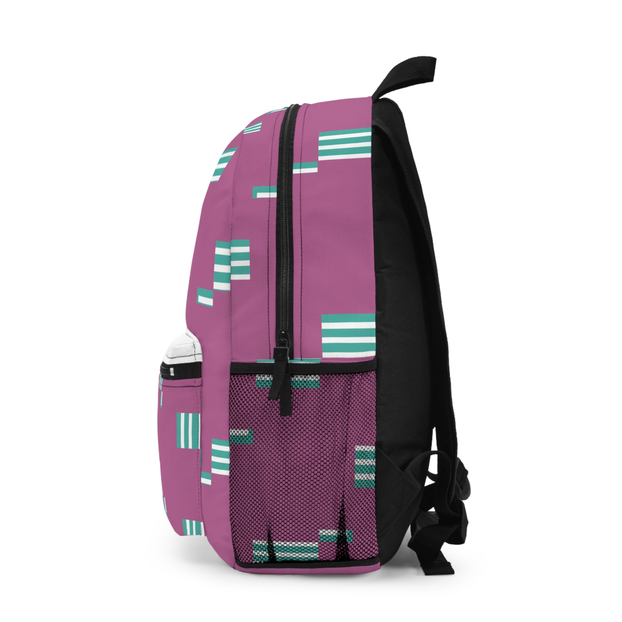 Trendy Geometric Backpack | Stylish School Bag, Casual Daypack, Unique Gift for Students, Travel Backpack, Fashion Accessory