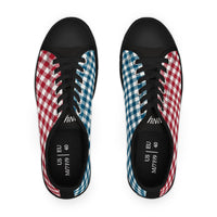 Women’s Stylish RB Tablecloth Low Top Sneakers