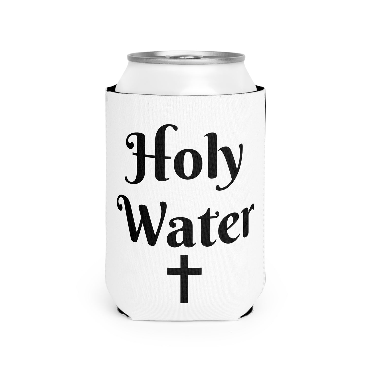 Weihwasser - Dosenhülle, personalisierter Getränkewärmer, Taufgeschenk, religiöses Geschenk, Sommer-Grillaccessoire