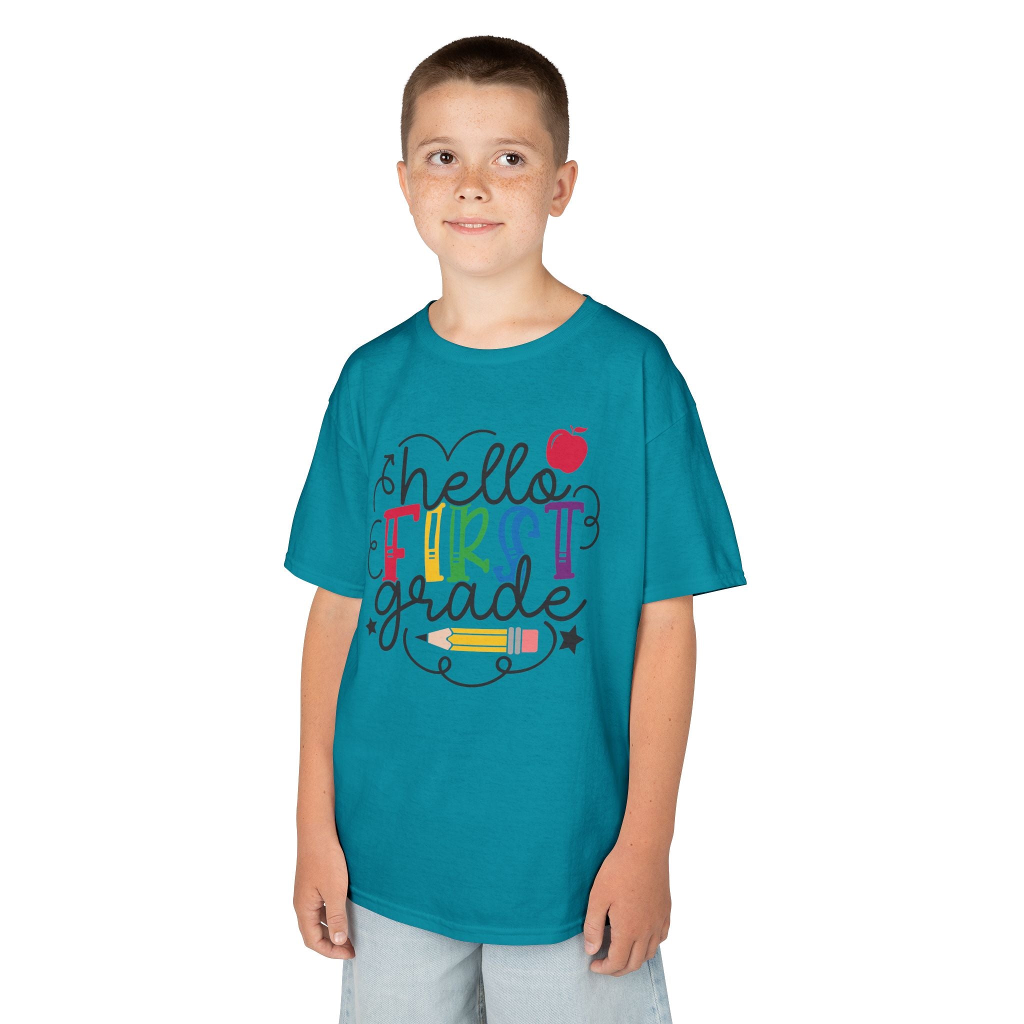 Kids First Grade Tee, Back to School Outfit, Classroom Apparel, Fun Kids Tee, Teacher Gift
