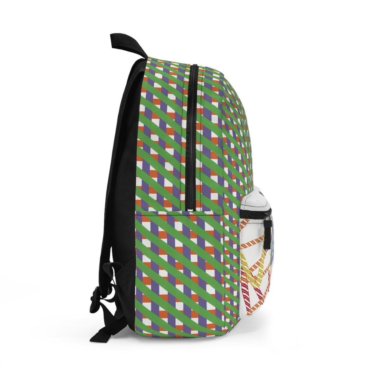 Vibrant Geometric Pattern Backpack - Stylish School Bag, Trendy Travel Backpack, Colorful Rucksack, Unique Gift for Students, [...]