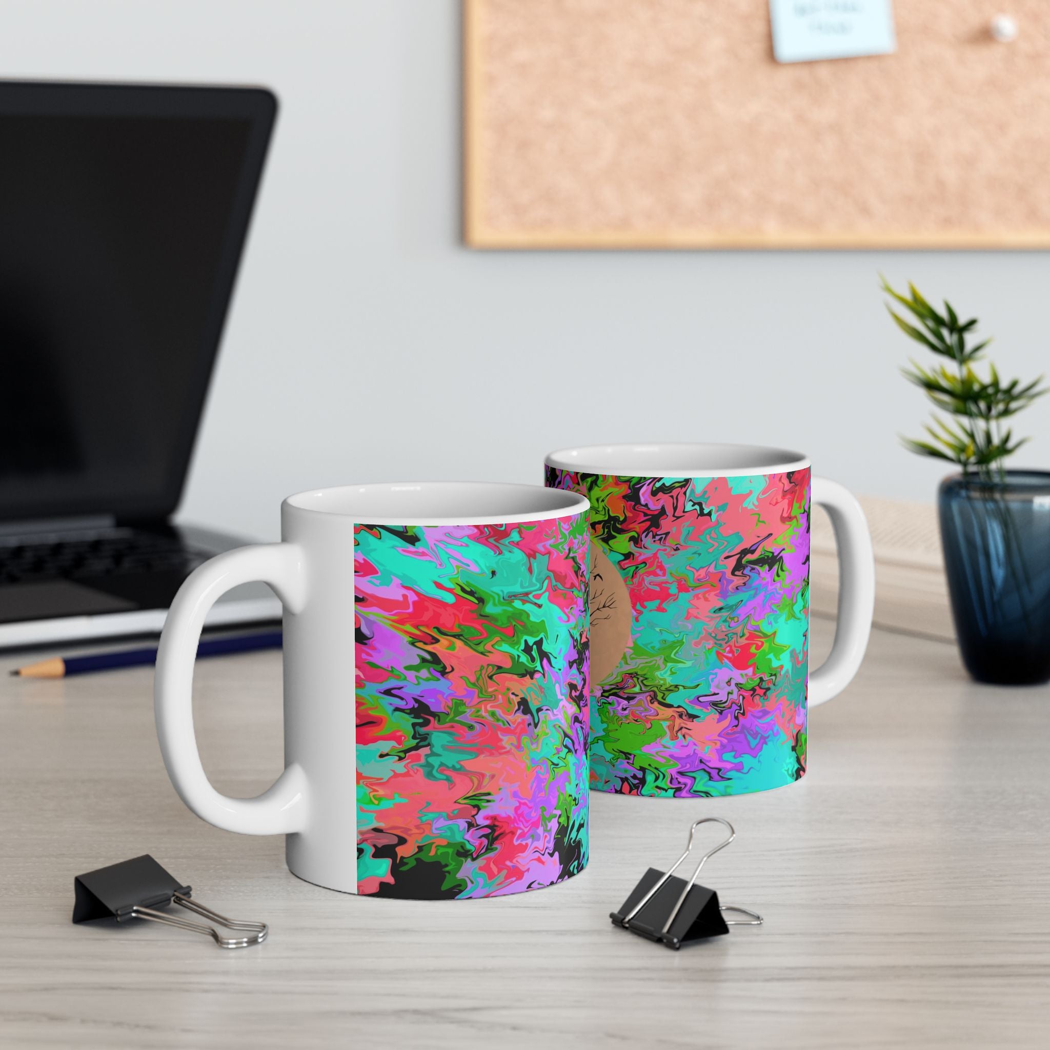 Vibrant Nature Ceramic Mug