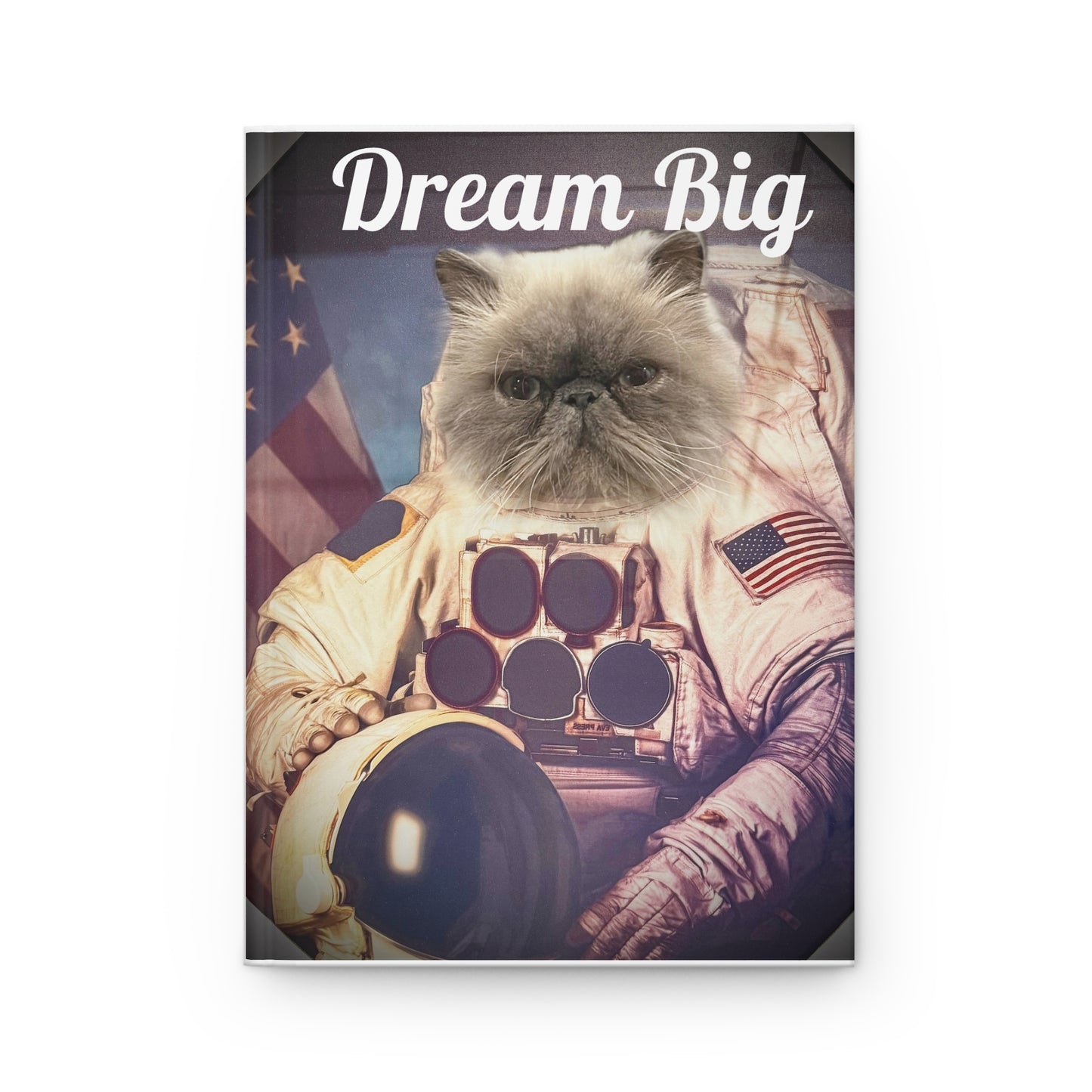 Big Kitty Dreams Hardcover-Tagebuch/Tagebuch/Skizzenbuch