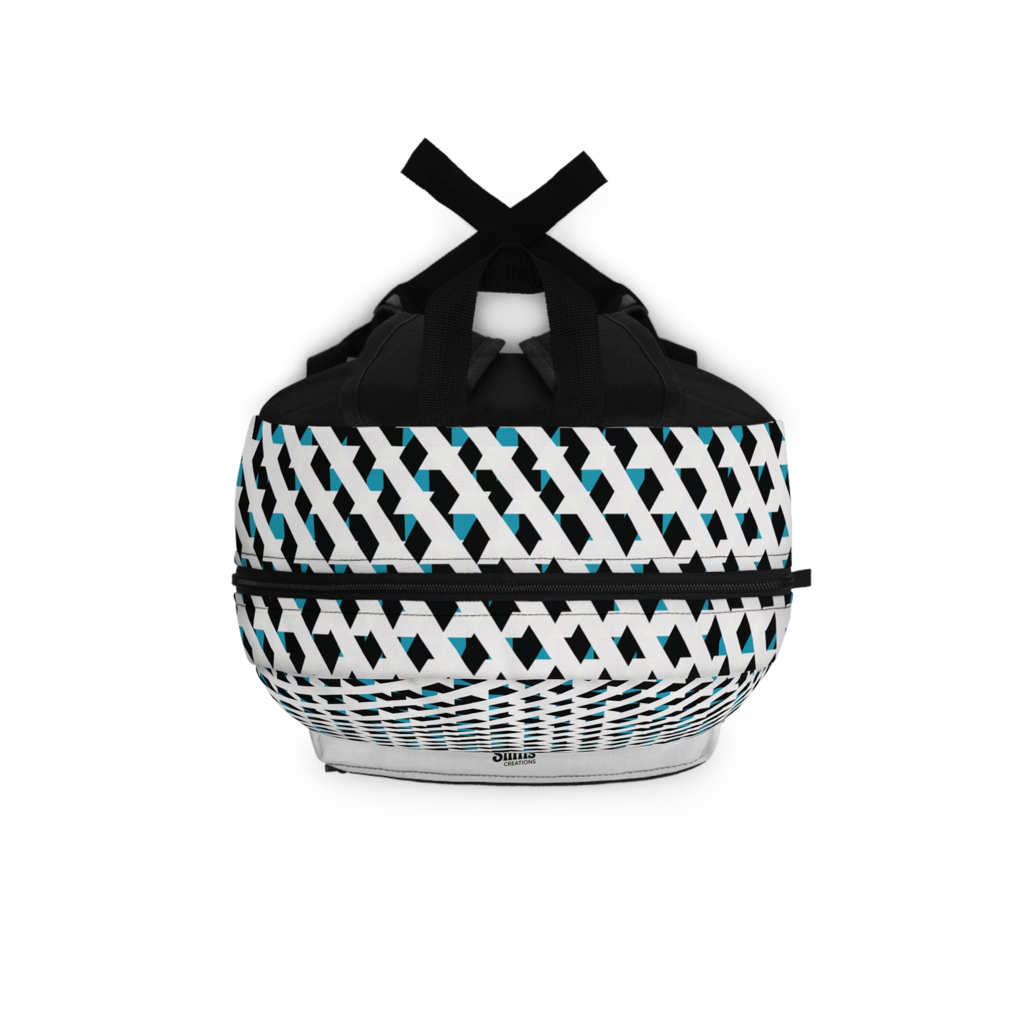 Chic Patterned Backpack Trendy Travel Bag
