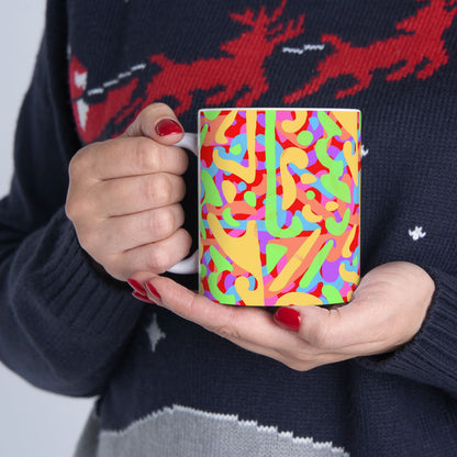 Vibrant Red Base Color Ceramic Mug