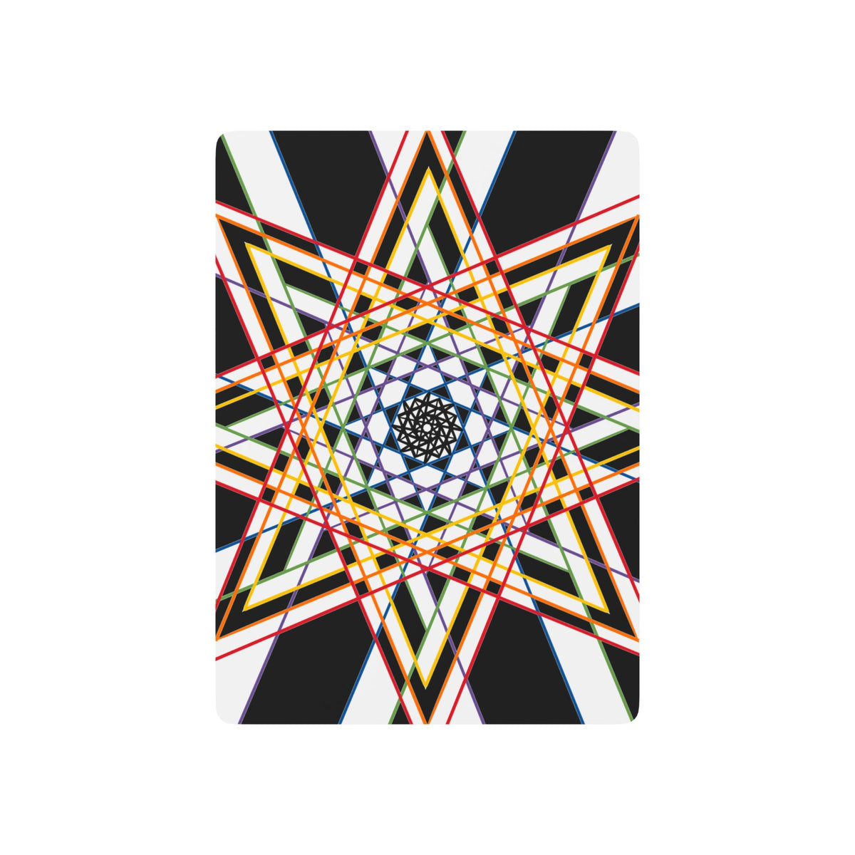 Geometric Star Playing Cards Set