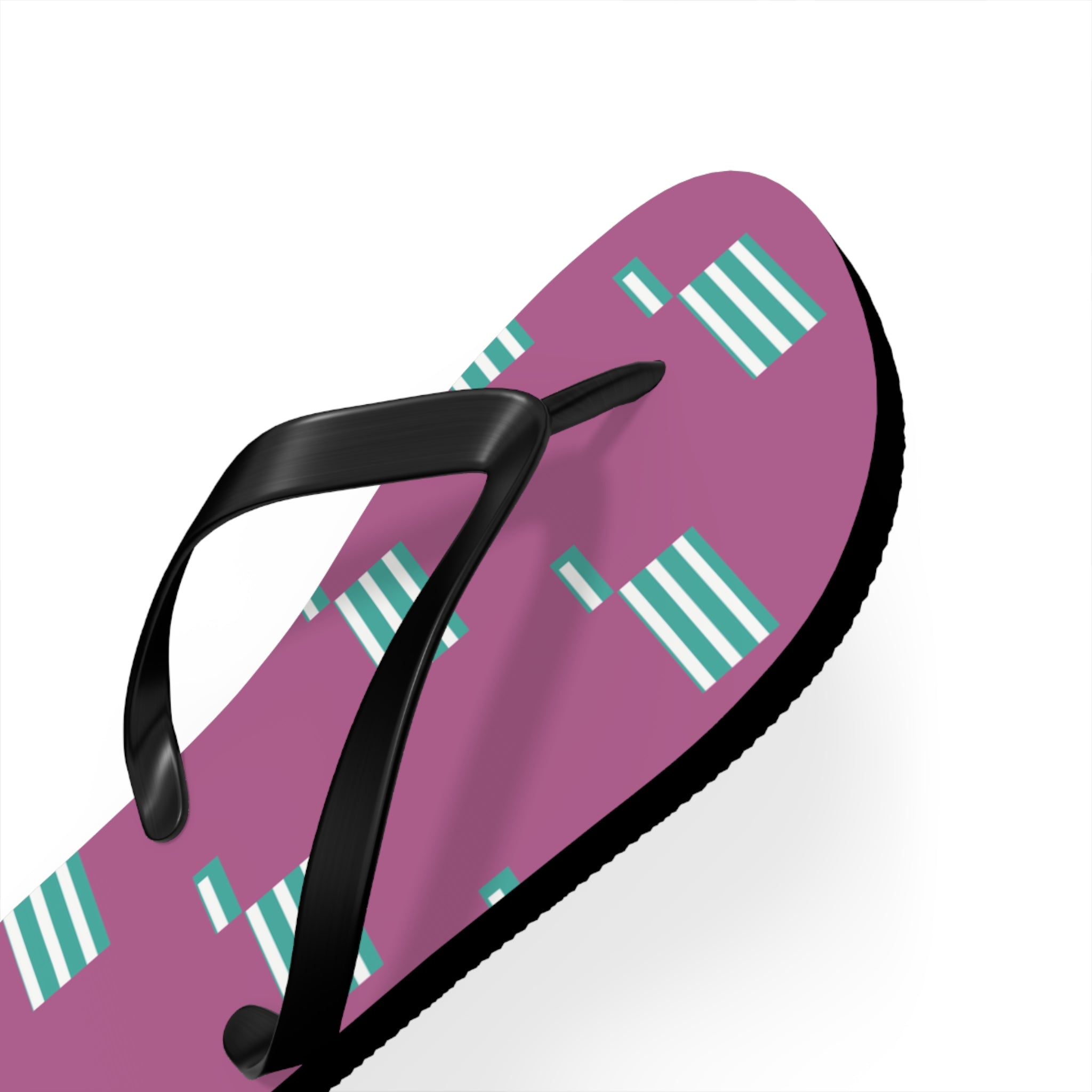 Trendy Patterned Flip Flops, Summer Footwear, Beach Sandals, Vacation Essentials, Pool Party Must-Have
