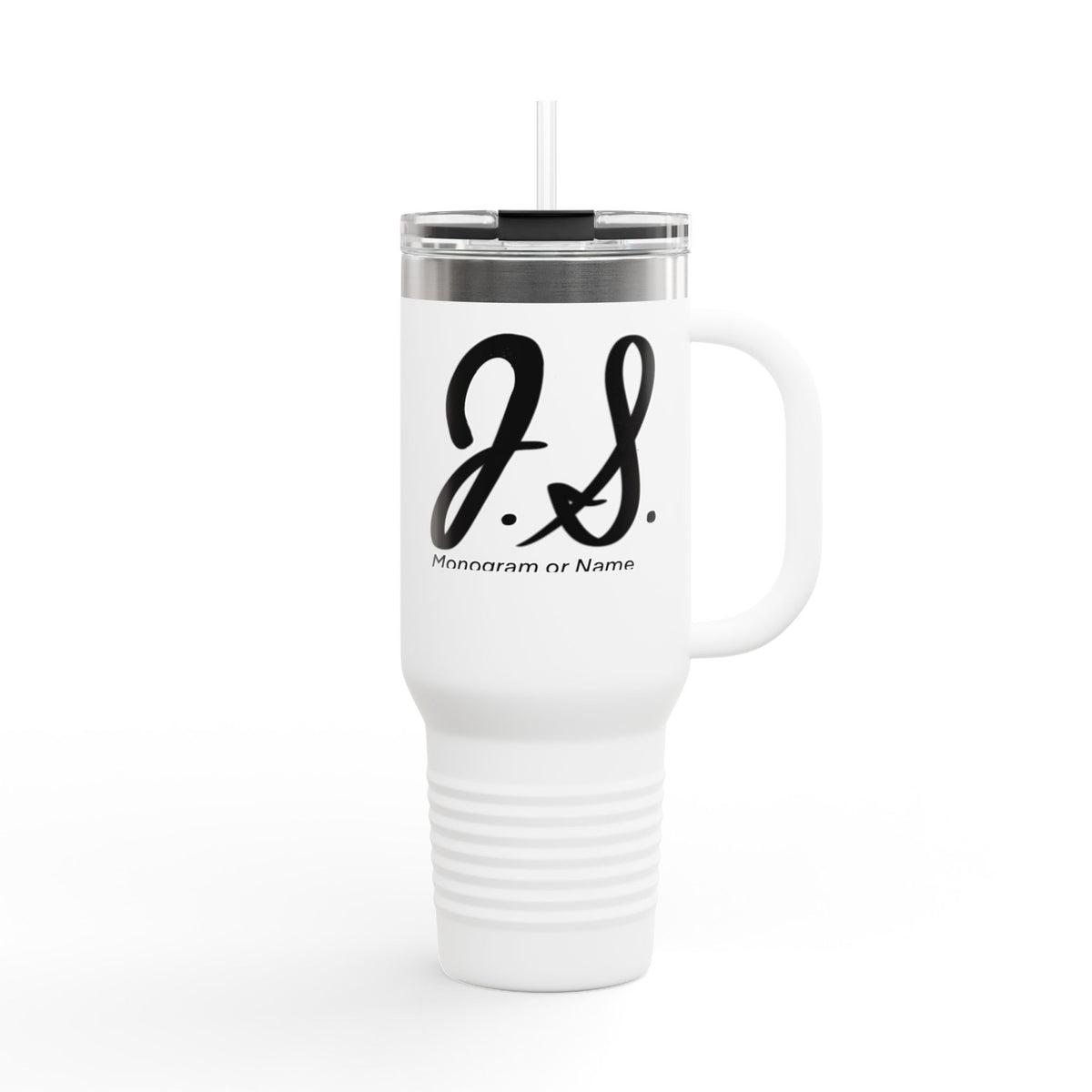Monogrammed Insulated Travel Mug, 40oz