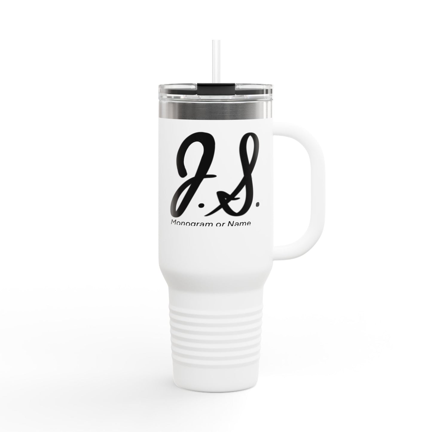 Monogrammed Insulated Travel Mug, 40oz