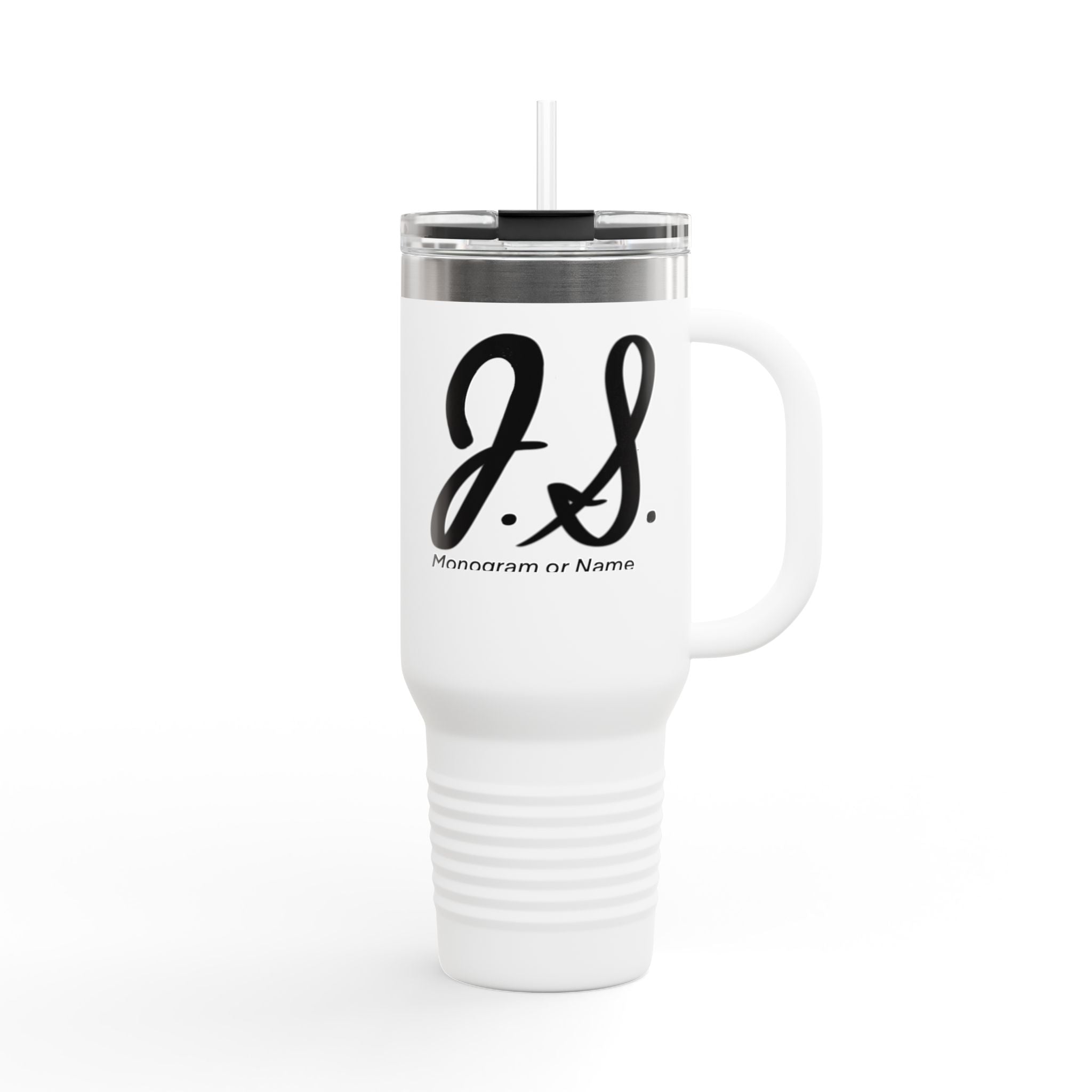 Monogrammed Insulated Travel Mug, 40oz - Custom Monogram Coffee Tumbler for Hot & Cold Drinks, Great Wedding Gift, Birthday Present, [...]