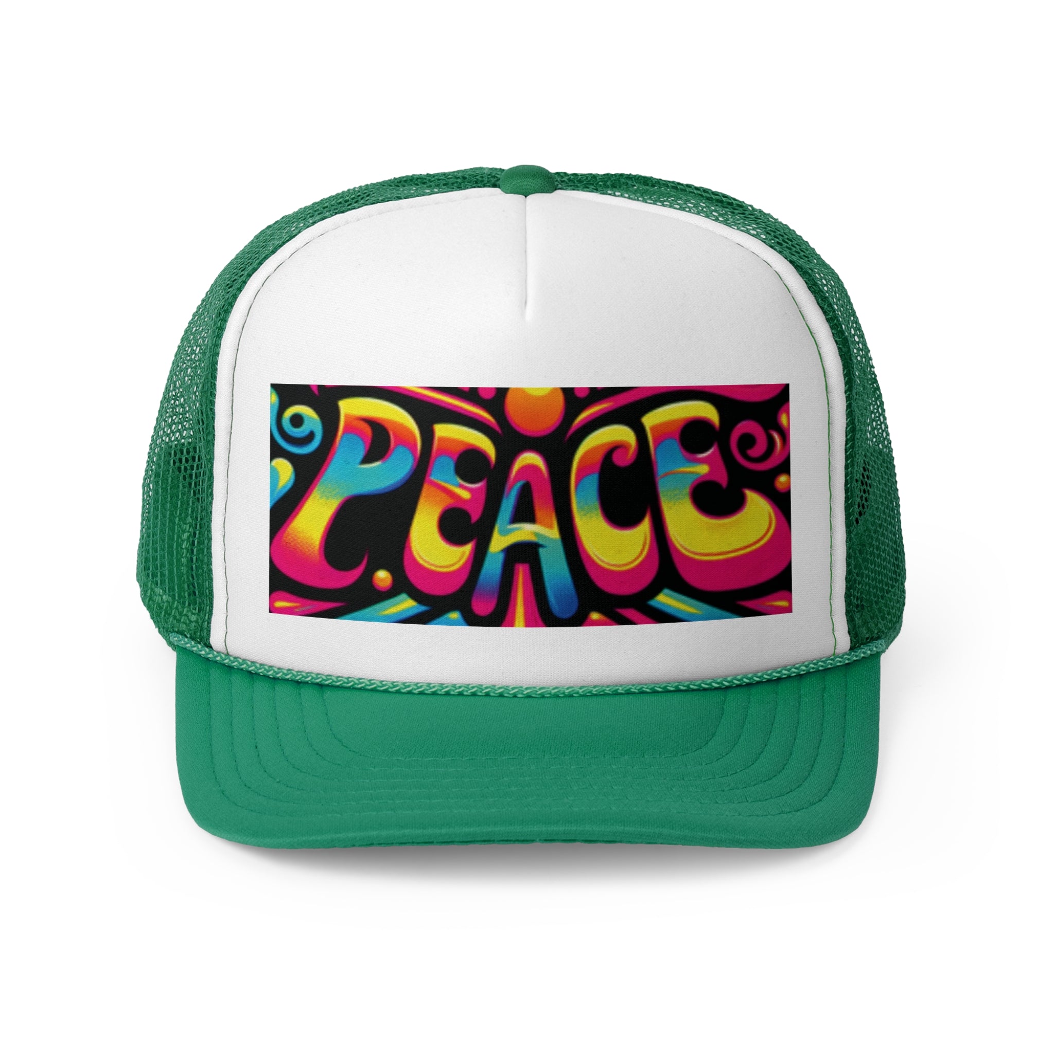 Colorful Peace Trucker Caps