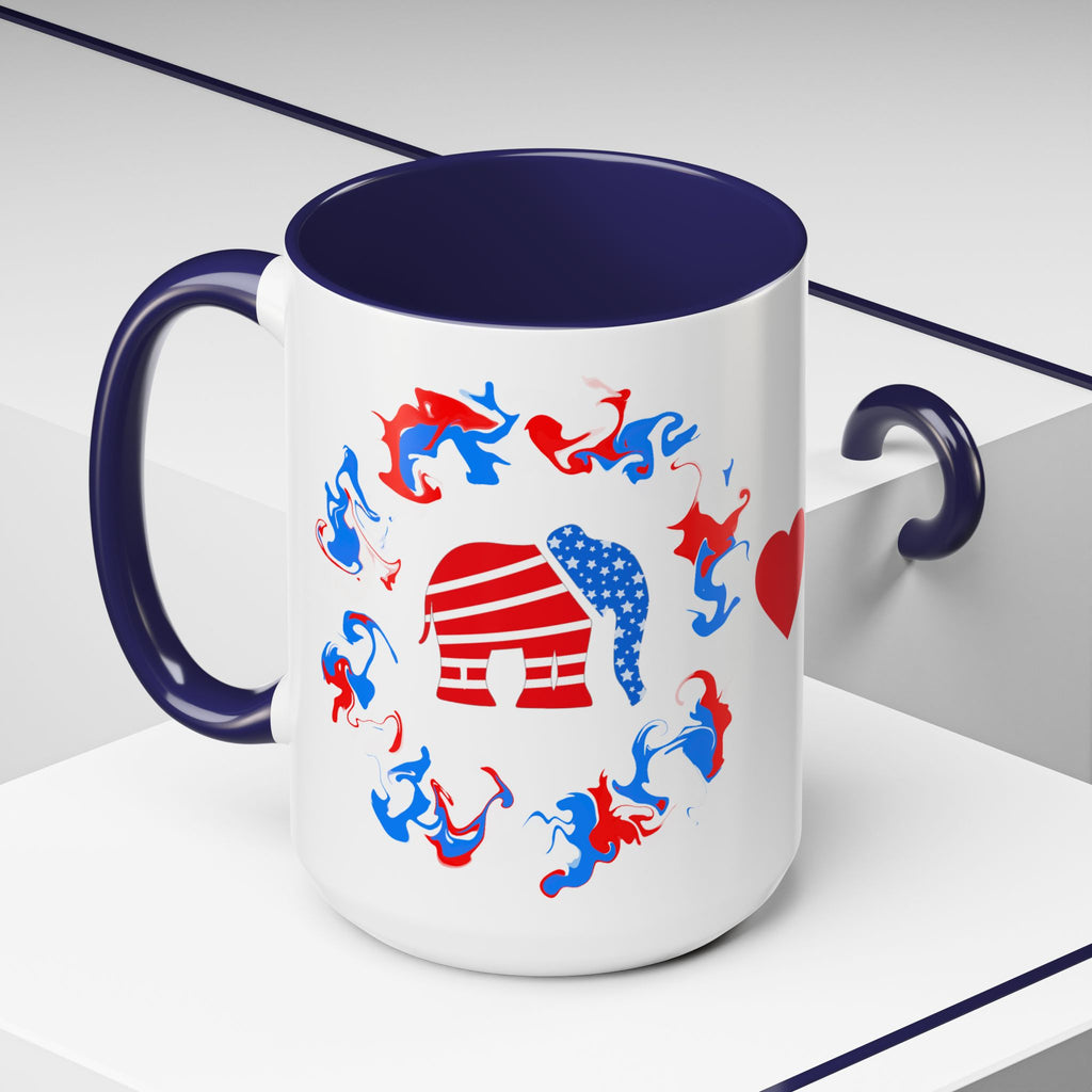 Love is Easier Patriotic Mug