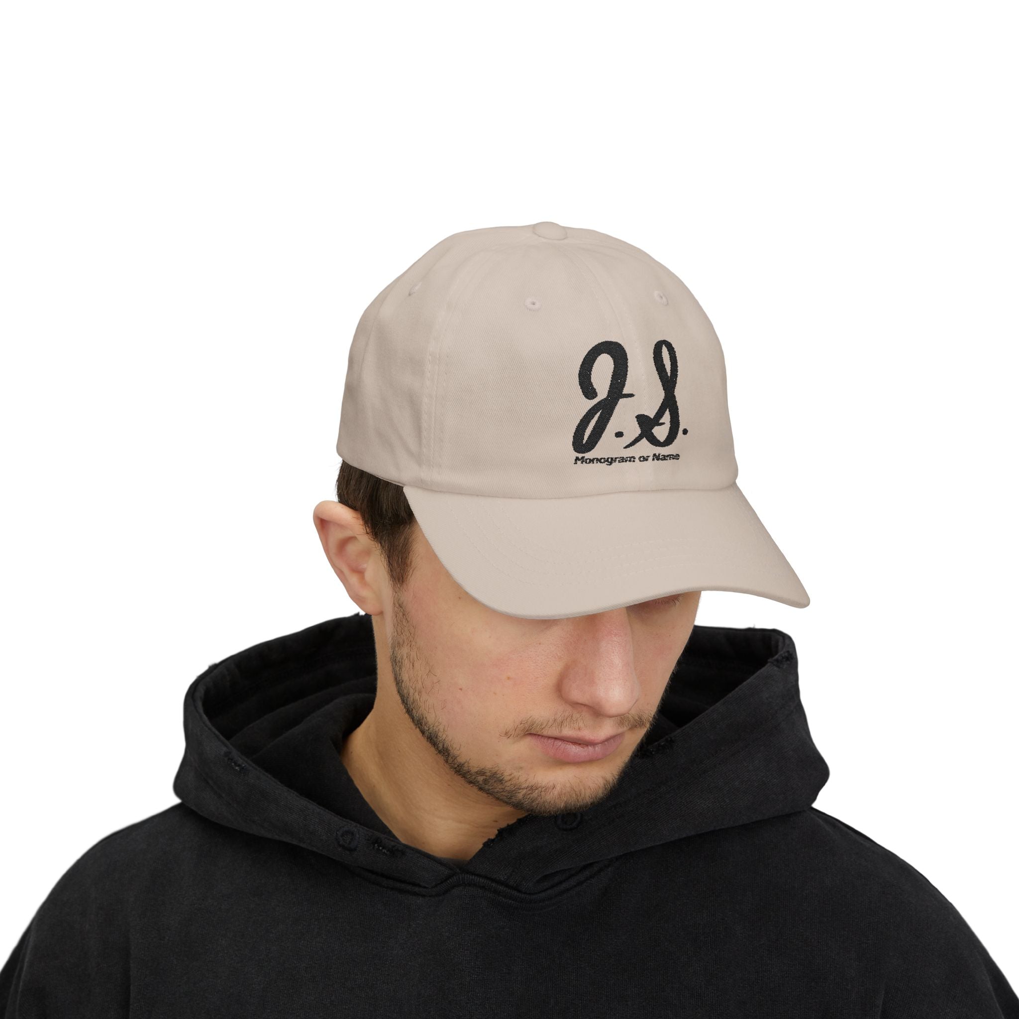Monogrammed Classic Cap - Personalized Hat, Gift for Him, Custom Baseball Cap, Casual Sun Hat, Cool Dad Accessory