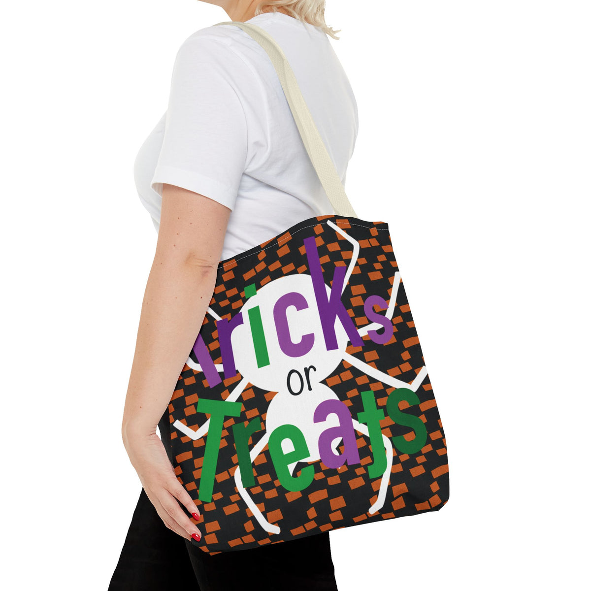 Trick or Treat Reusable Tote Bag