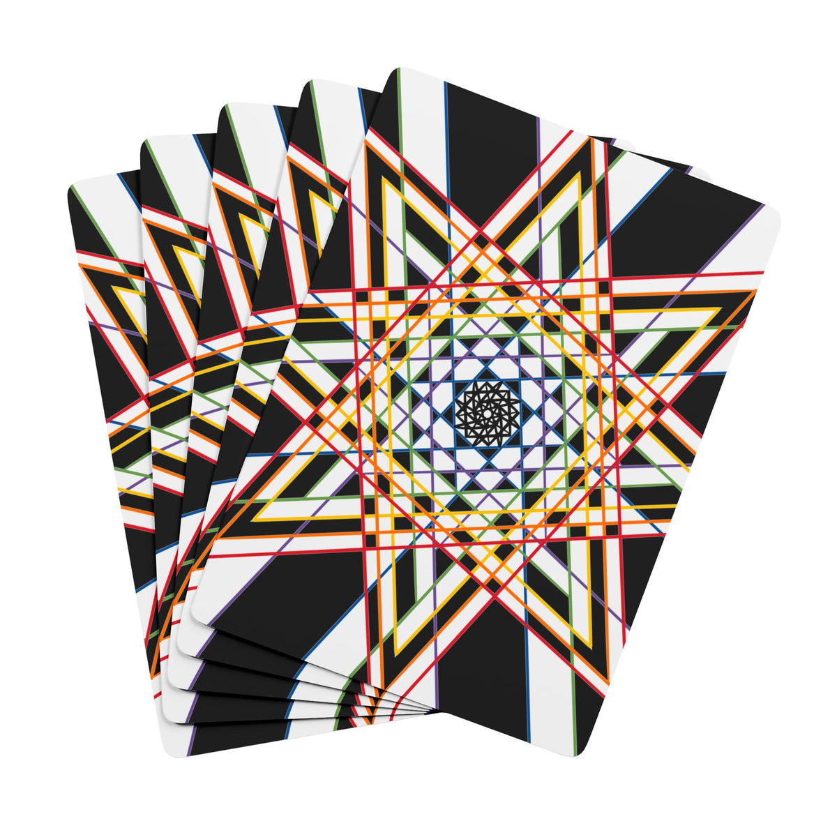 Geometric Star Playing Cards Set