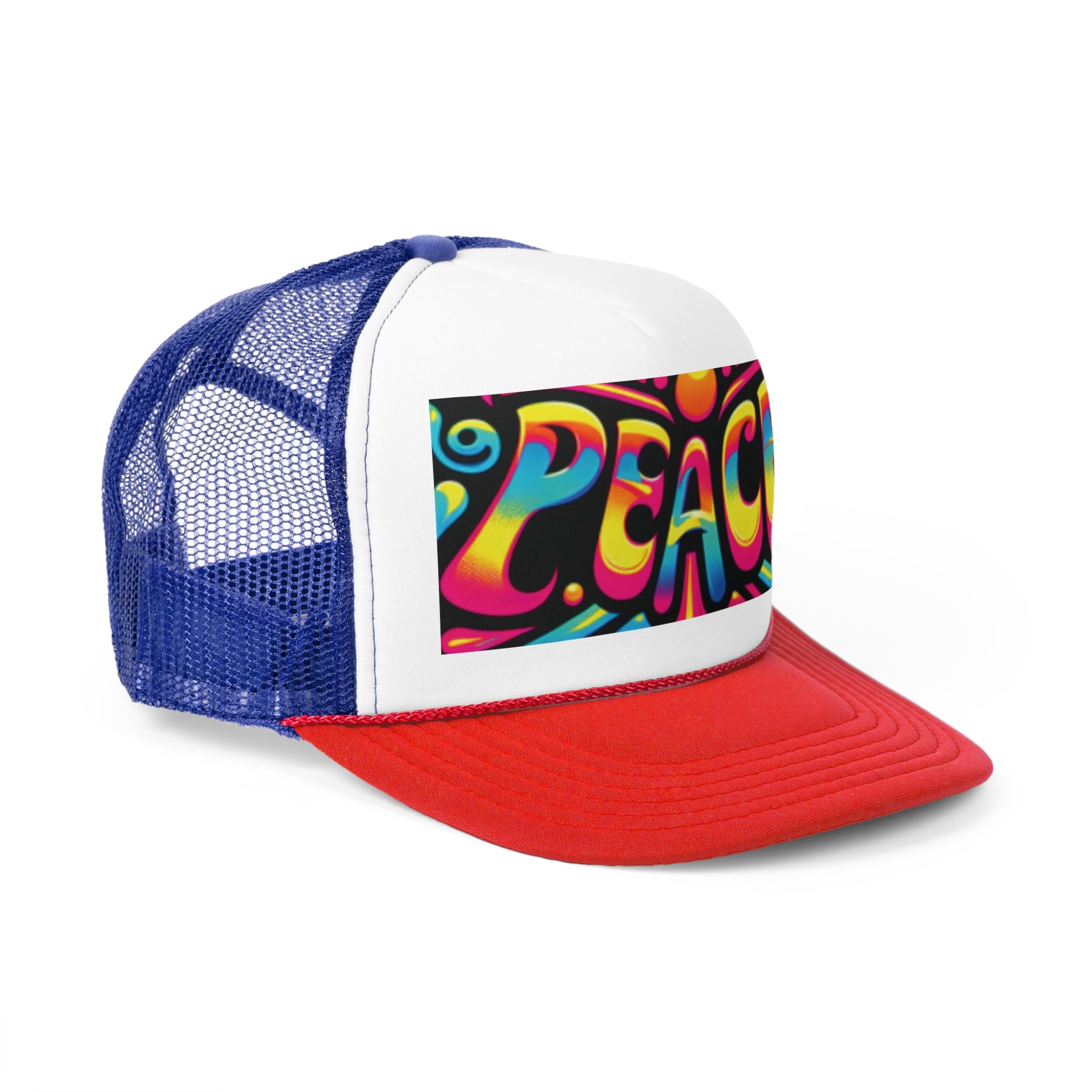 Colorful Peace Trucker Caps